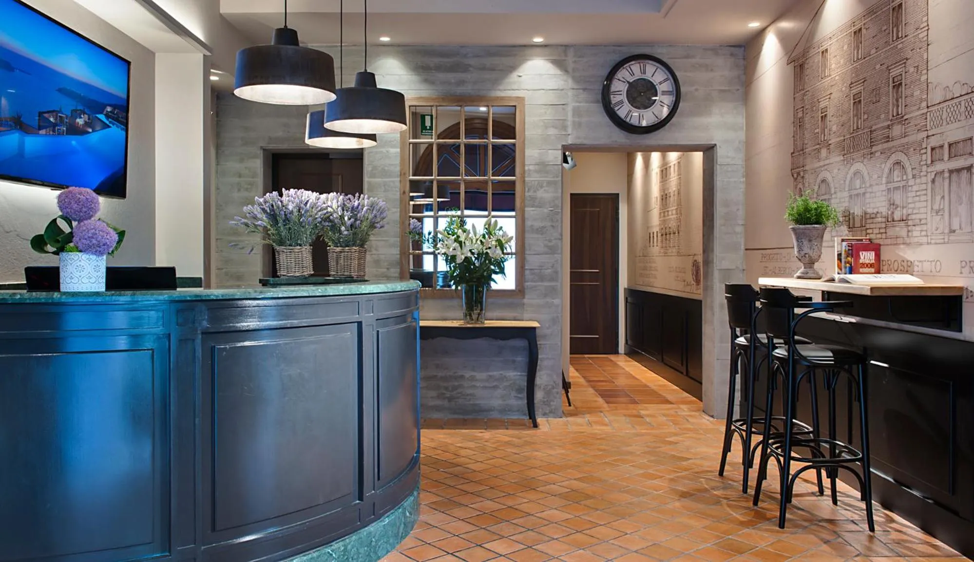 Lobby or reception in Hotel Locanda Al Piave ***S