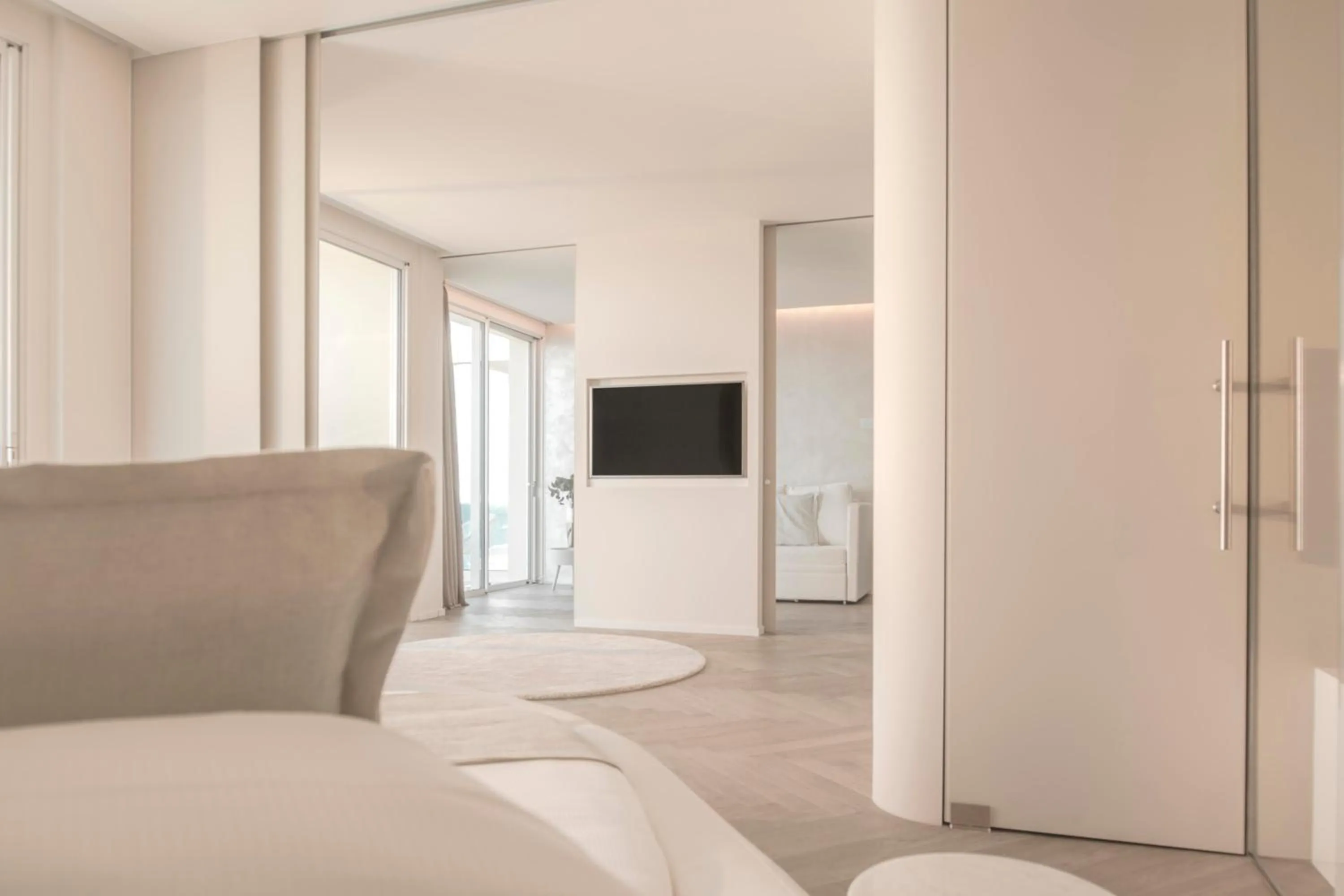 Bed in Hotel Sans Souci