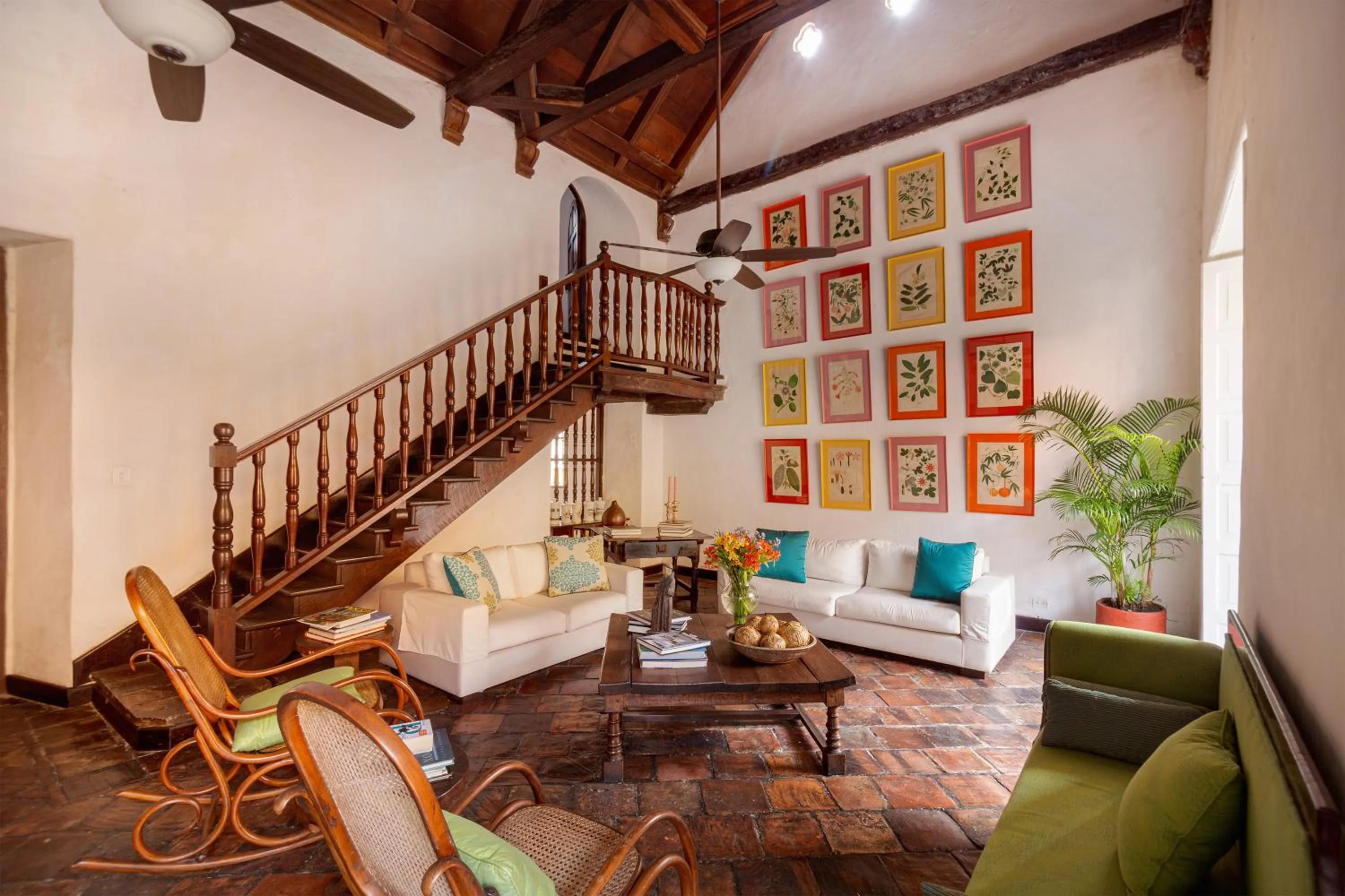 Living room in Casa Baloco