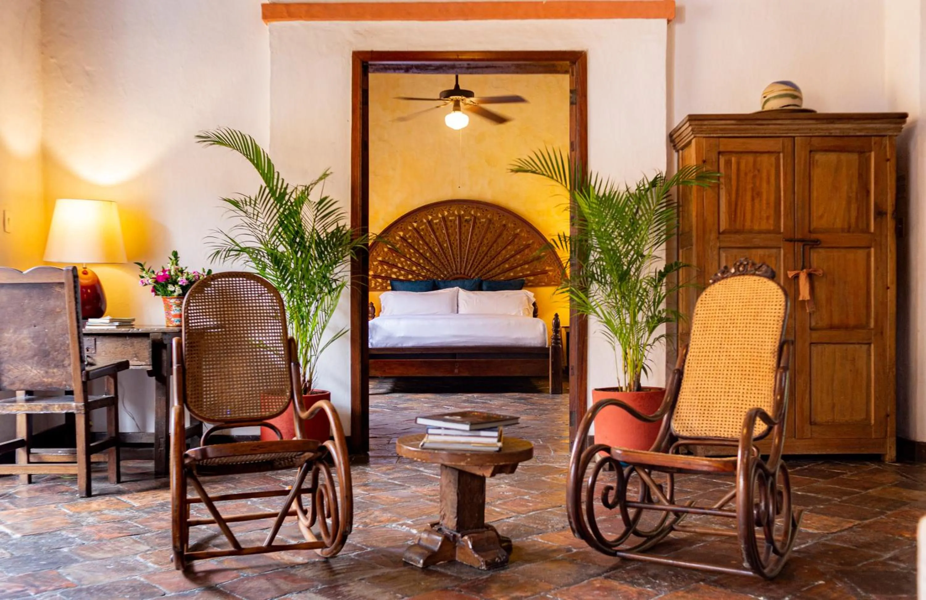 Living room, Bed in Casa Baloco