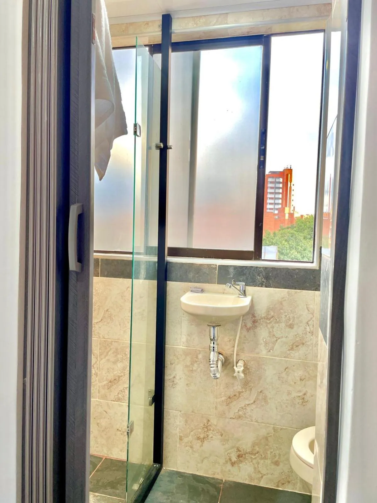 Shower in Hotel Torre Primavera