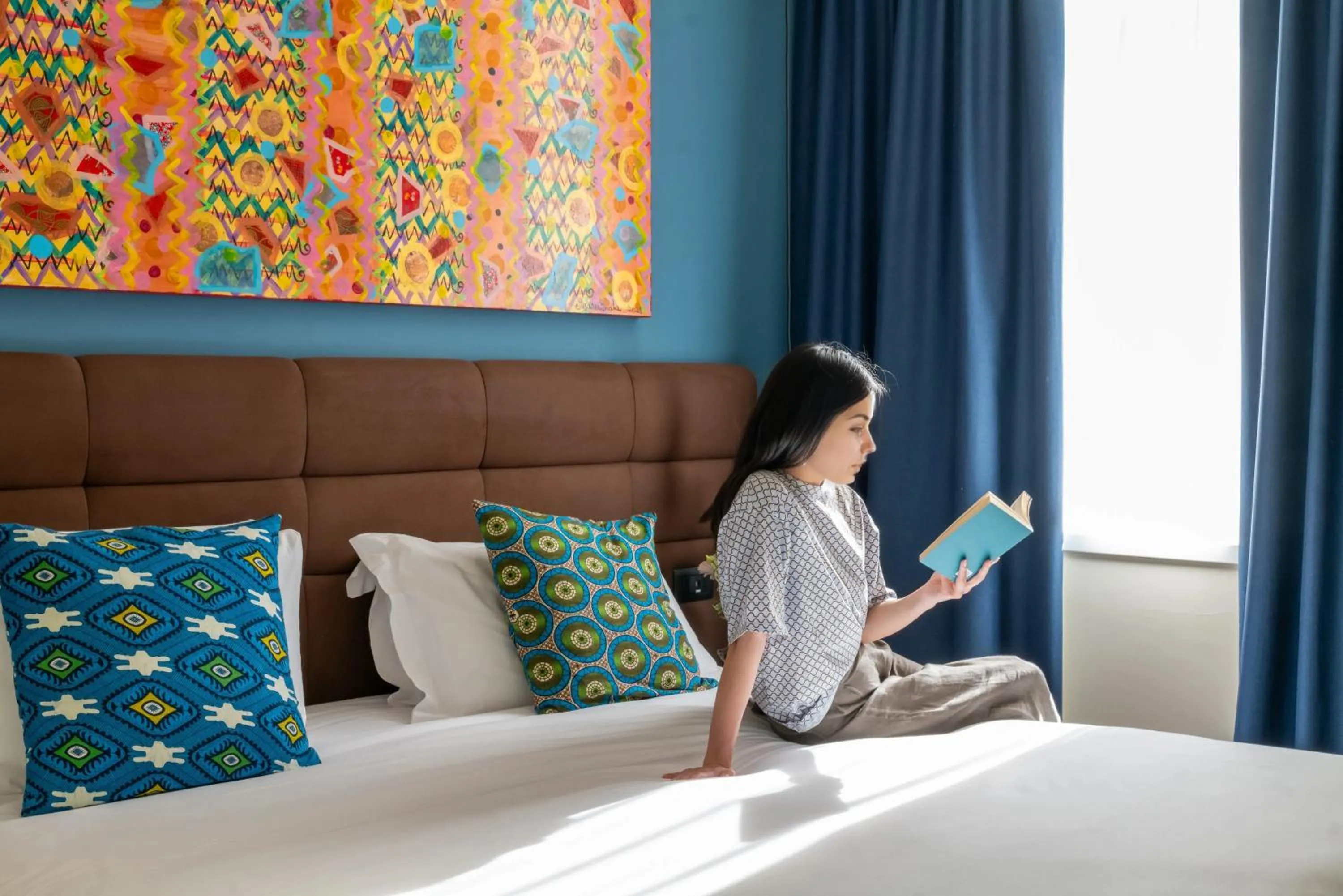 Bedroom, Bed in Hotel Rovereto