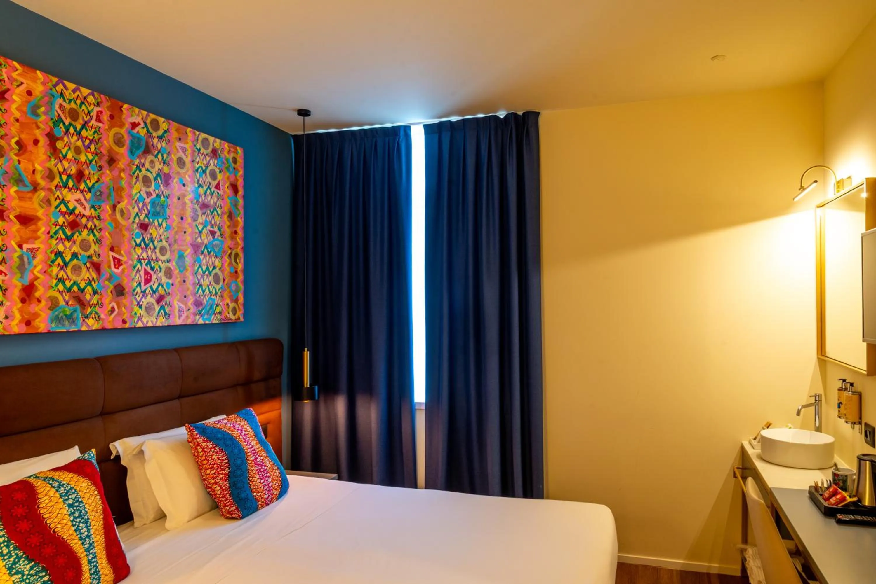 Bedroom, Bed in Hotel Rovereto