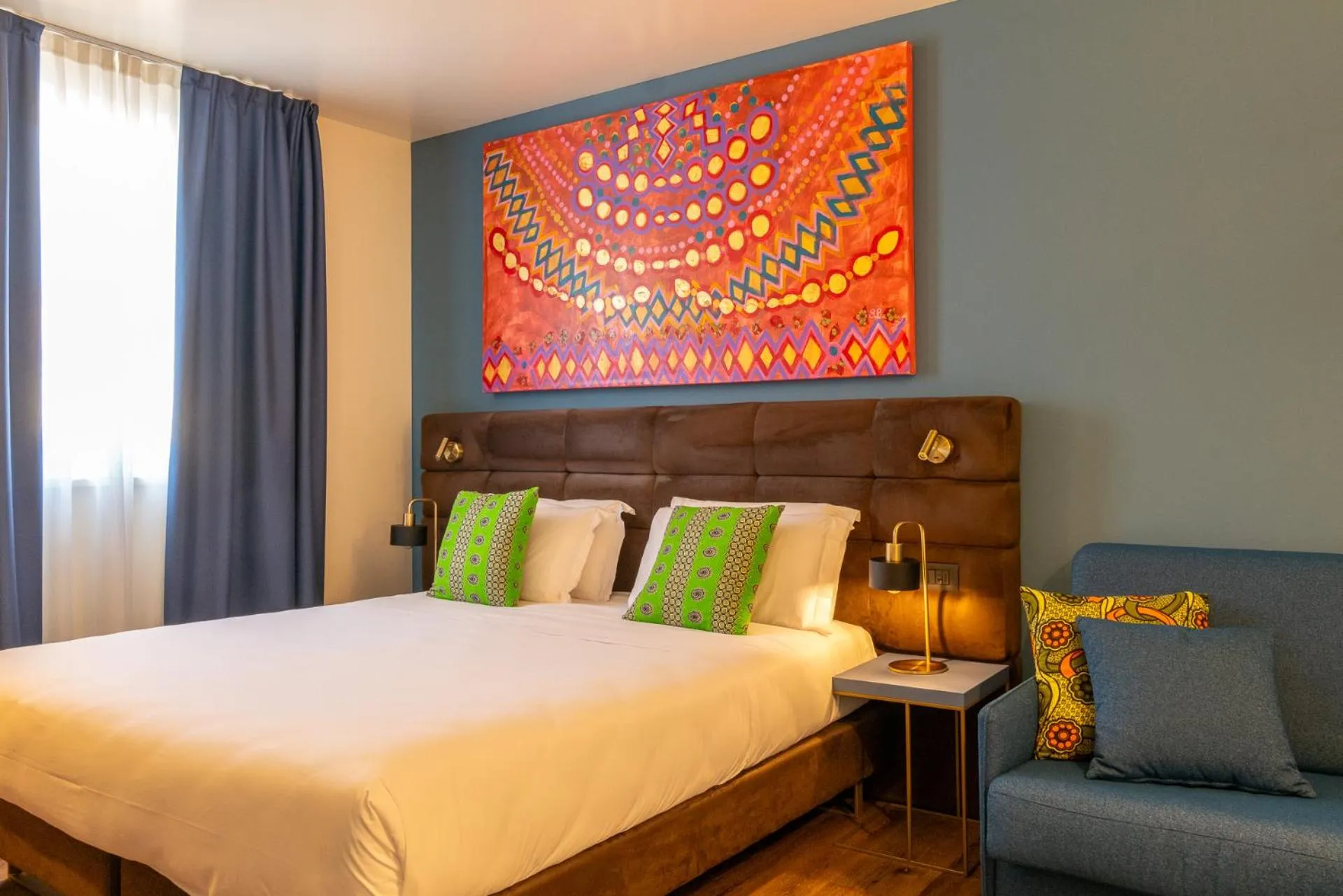 Bed in Hotel Rovereto