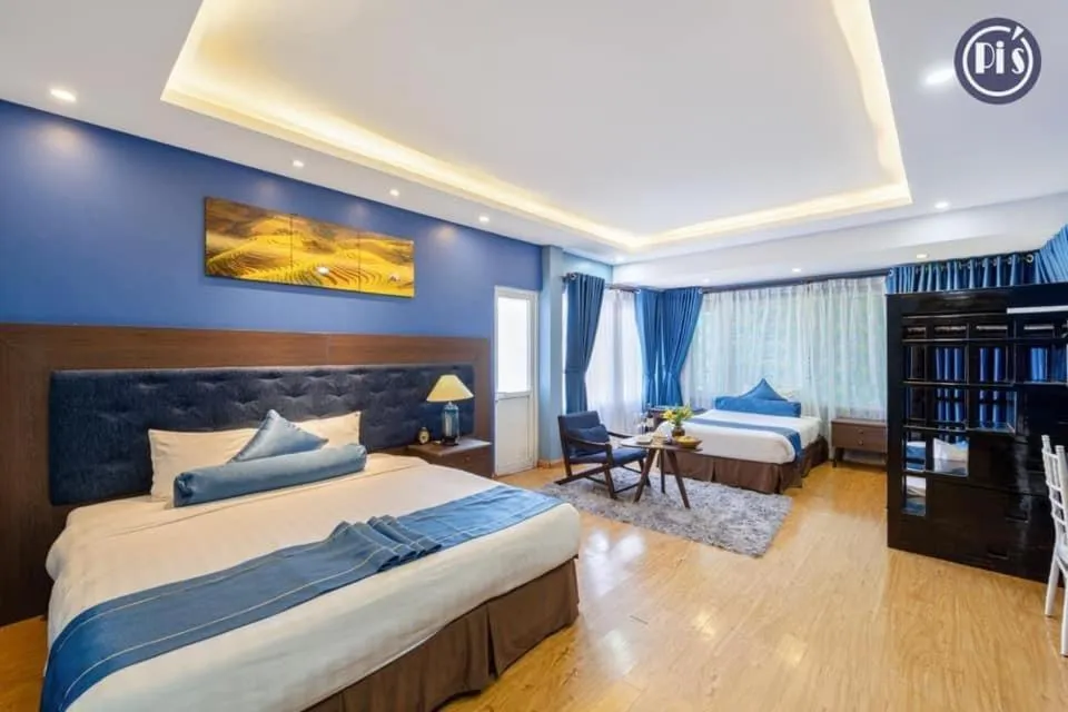 Bed in Pi’s Boutique Sapa