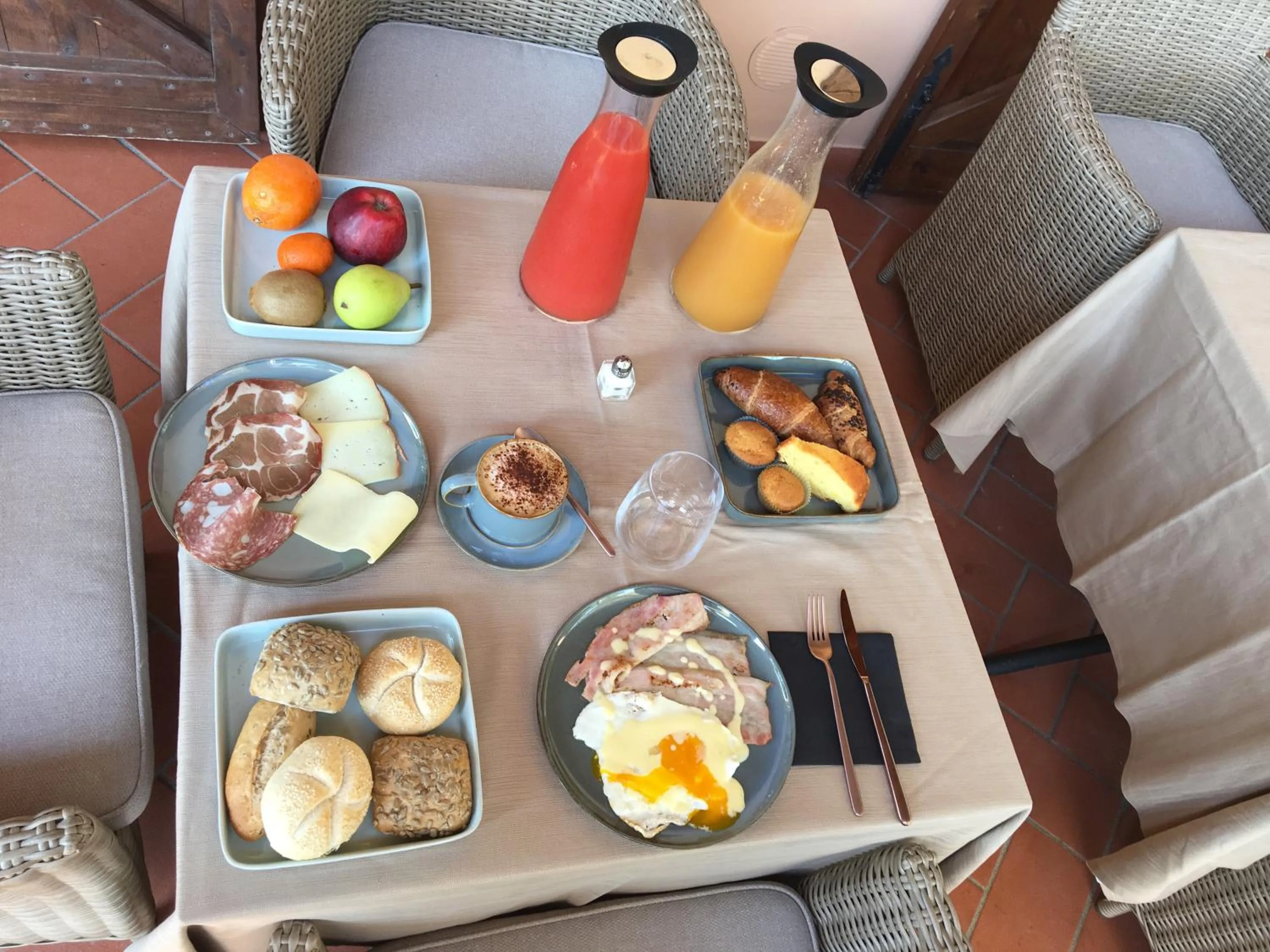 Breakfast in Fattoria San Lorenzo