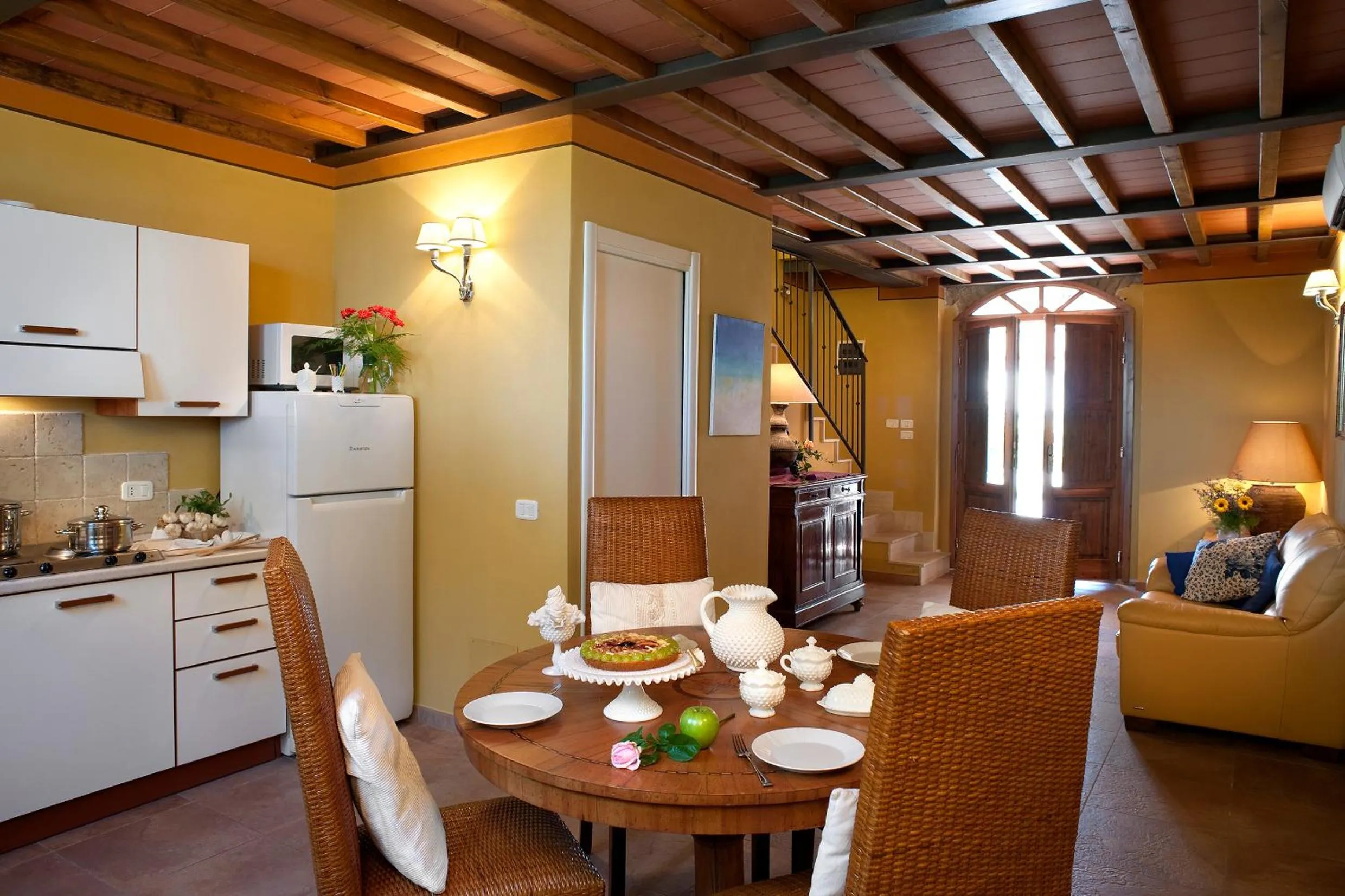 Dining area in Fattoria San Lorenzo