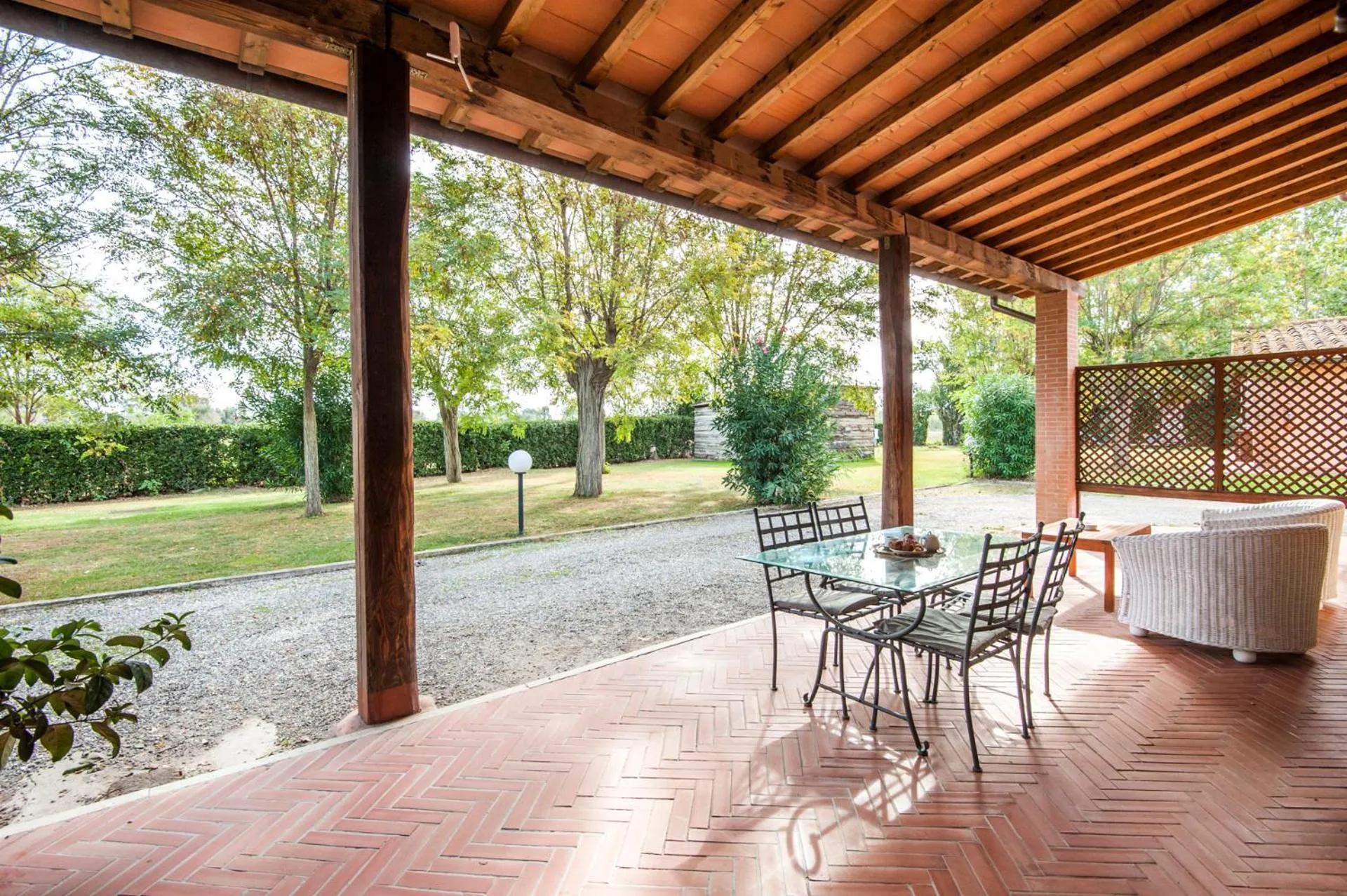 Patio in Fattoria San Lorenzo
