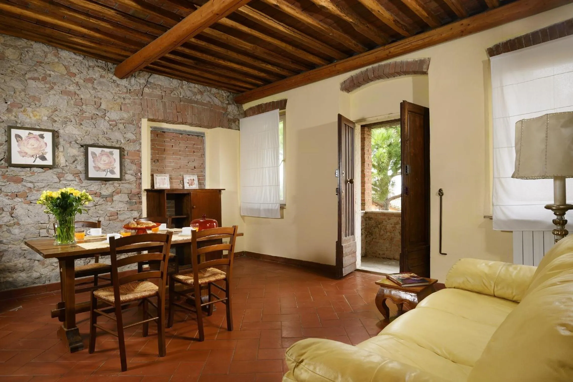 Living room in Fattoria San Lorenzo