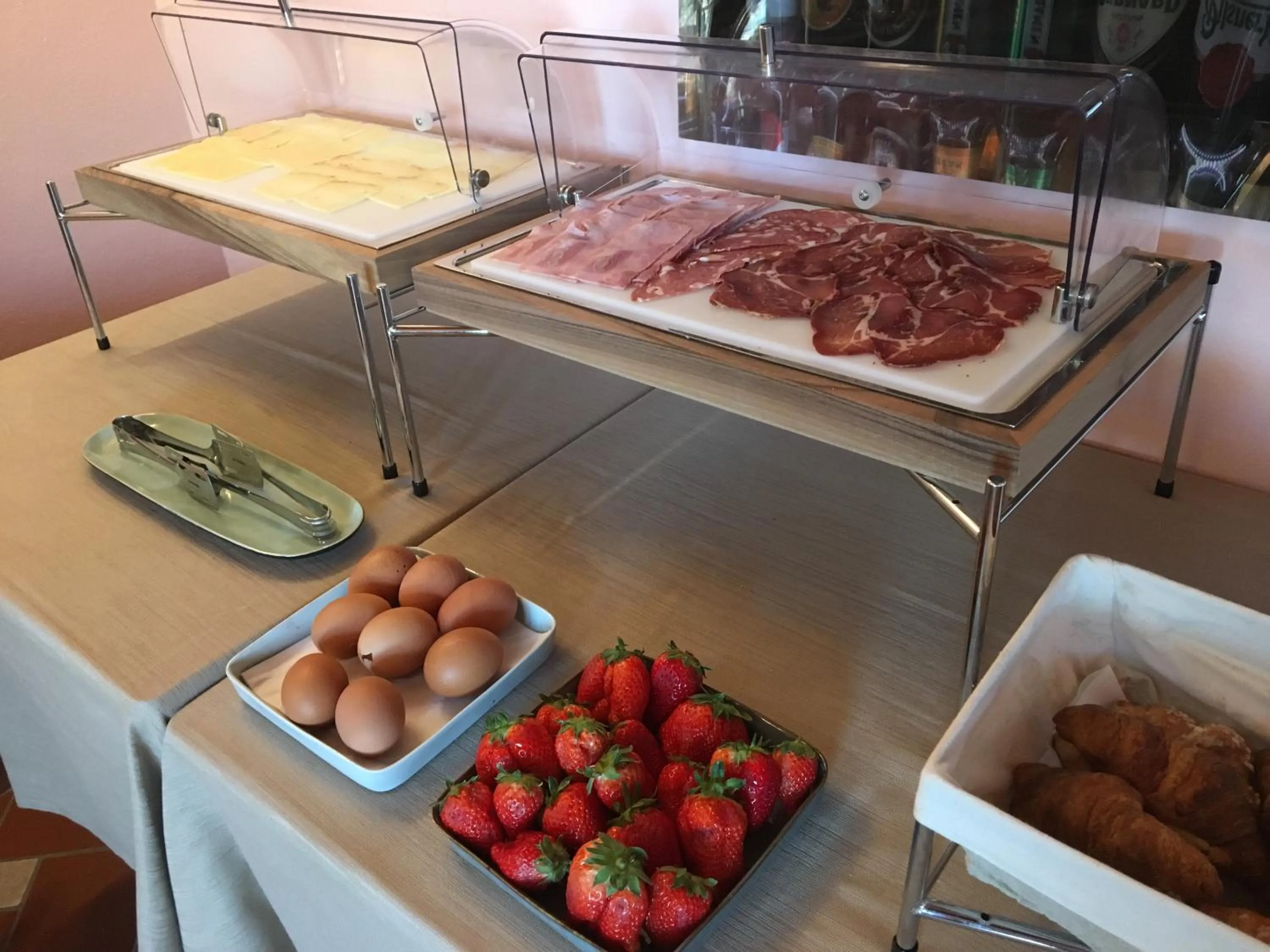 Continental breakfast in Fattoria San Lorenzo
