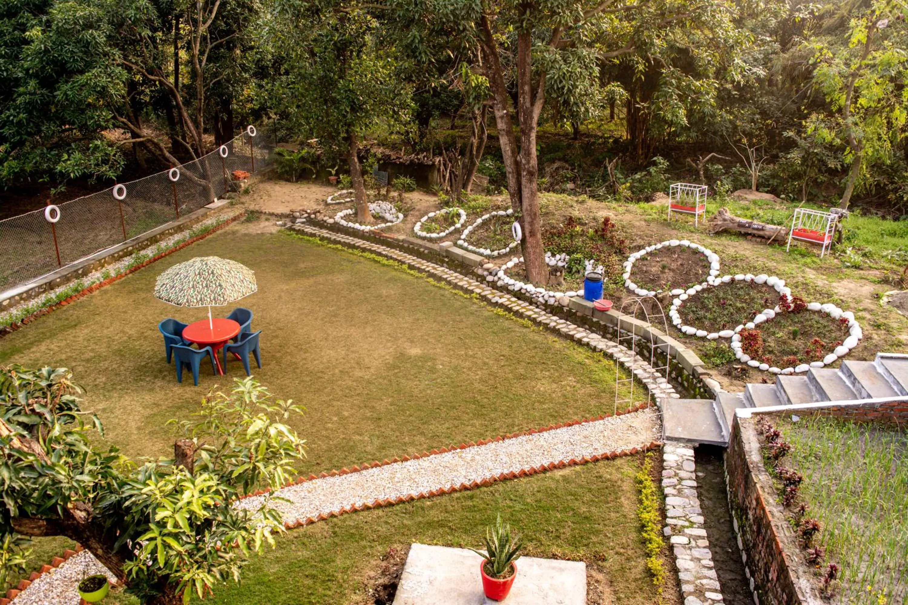 Garden in Anugraha Homestay
