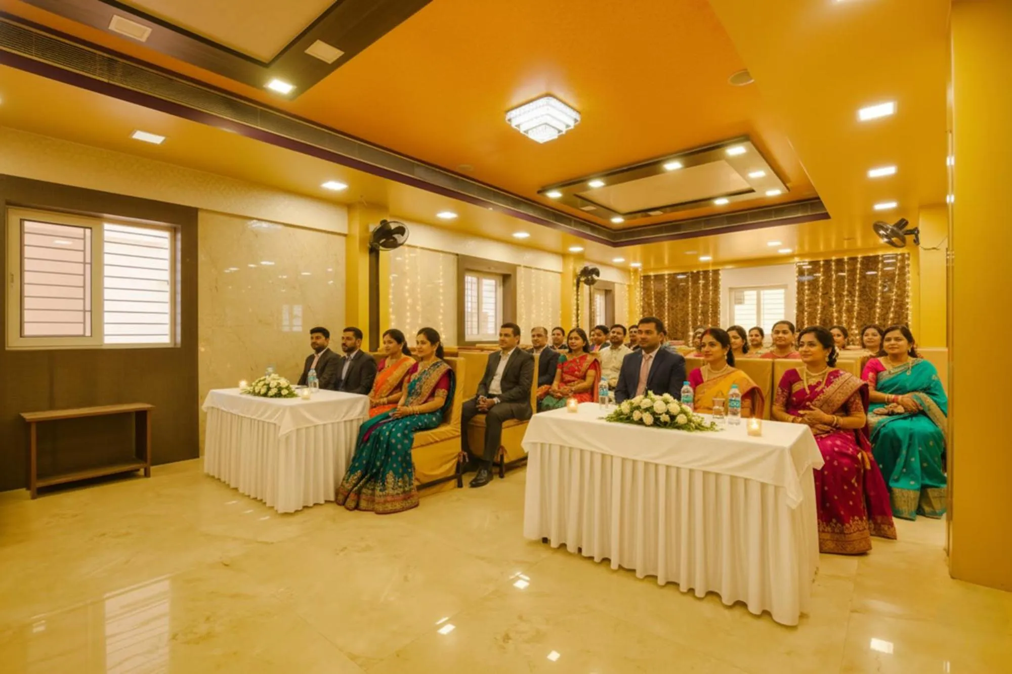 Seating area in FabHotel Vijaylakshmi Stay Inn