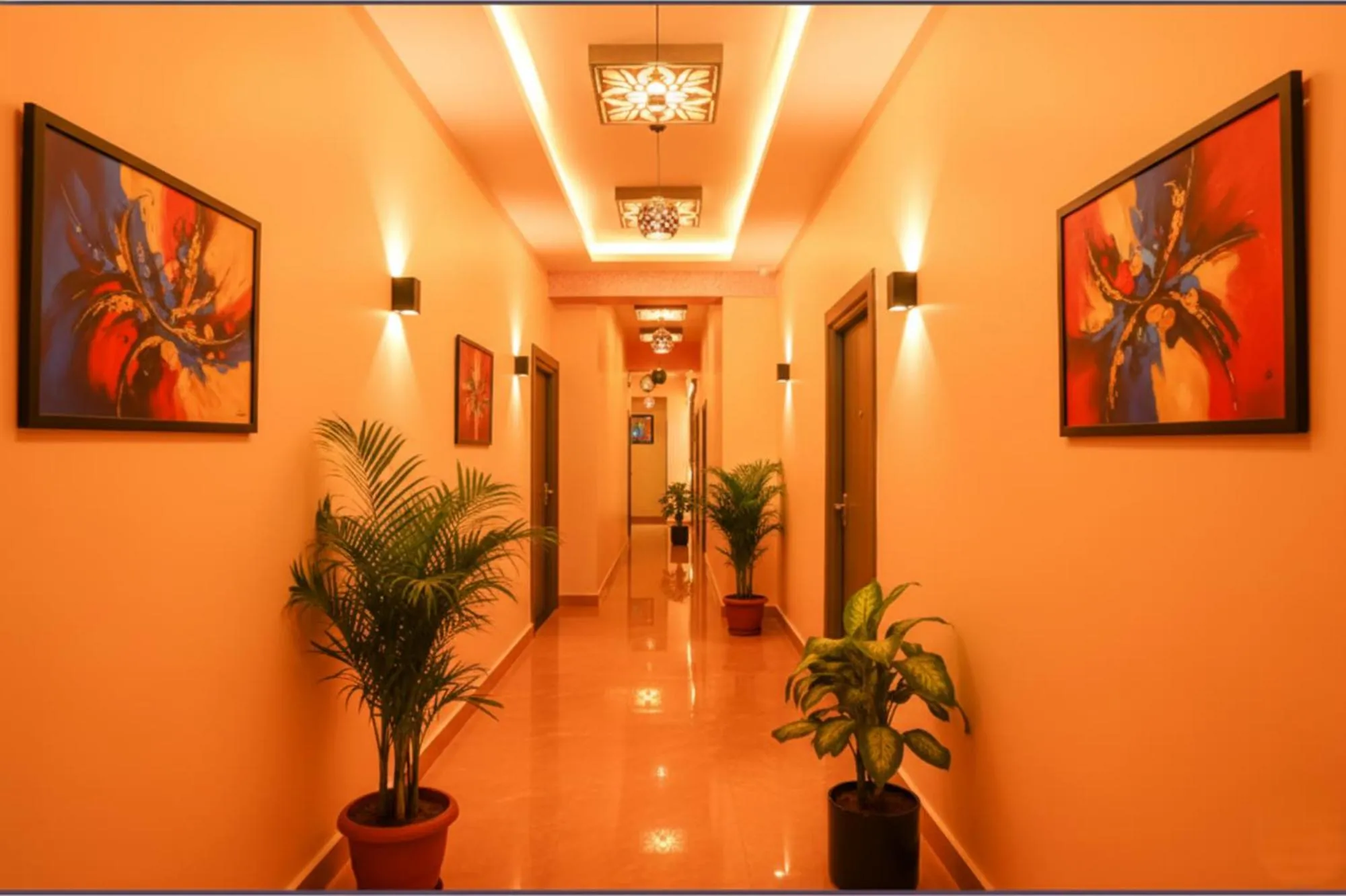 Lobby or reception in FabHotel Vijaylakshmi Stay Inn