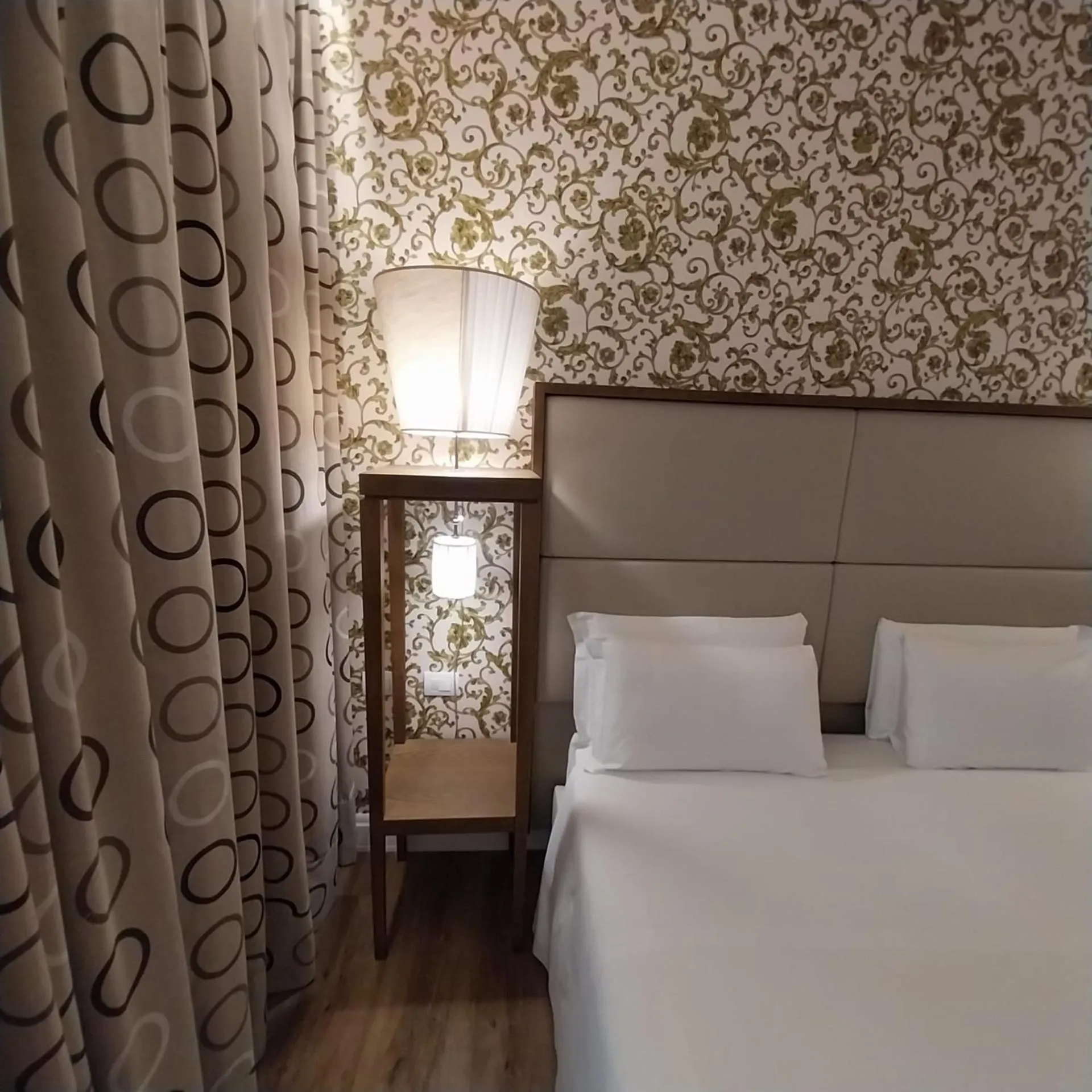 Decorative detail, Bed in Hotel Montreal