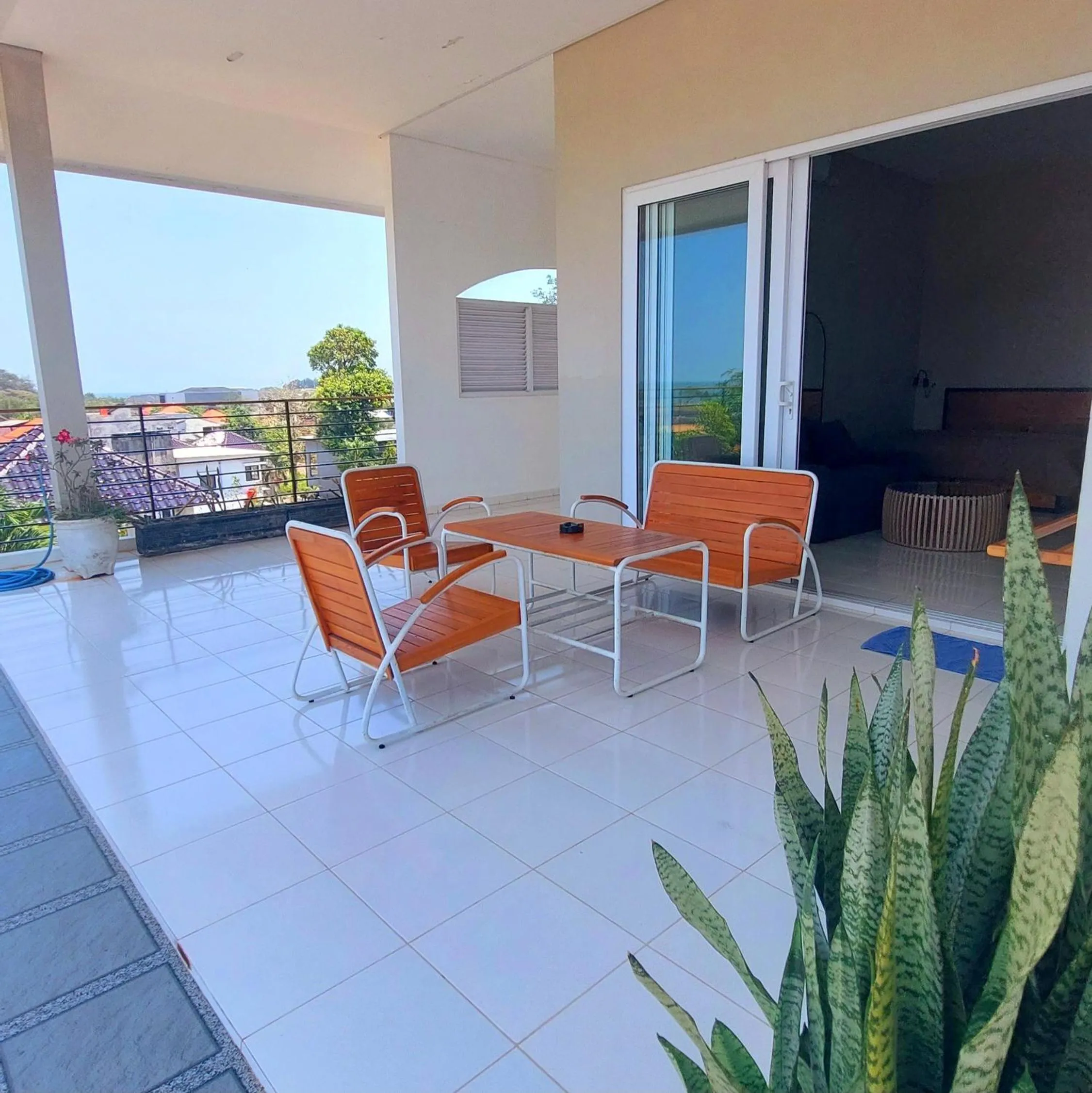 Balcony/Terrace in Garden House Jepara