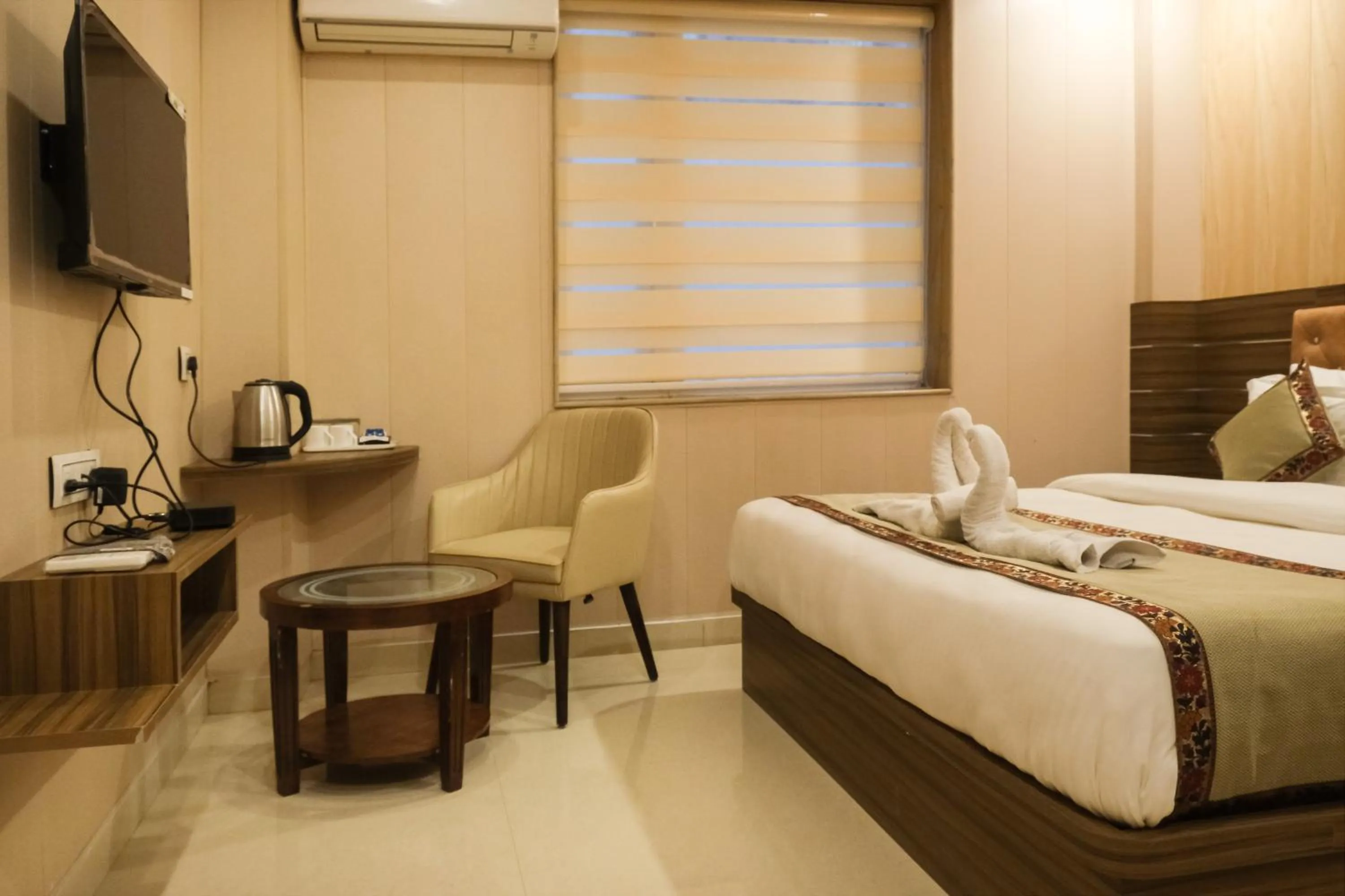 Bed in Hotel Sri Balaji