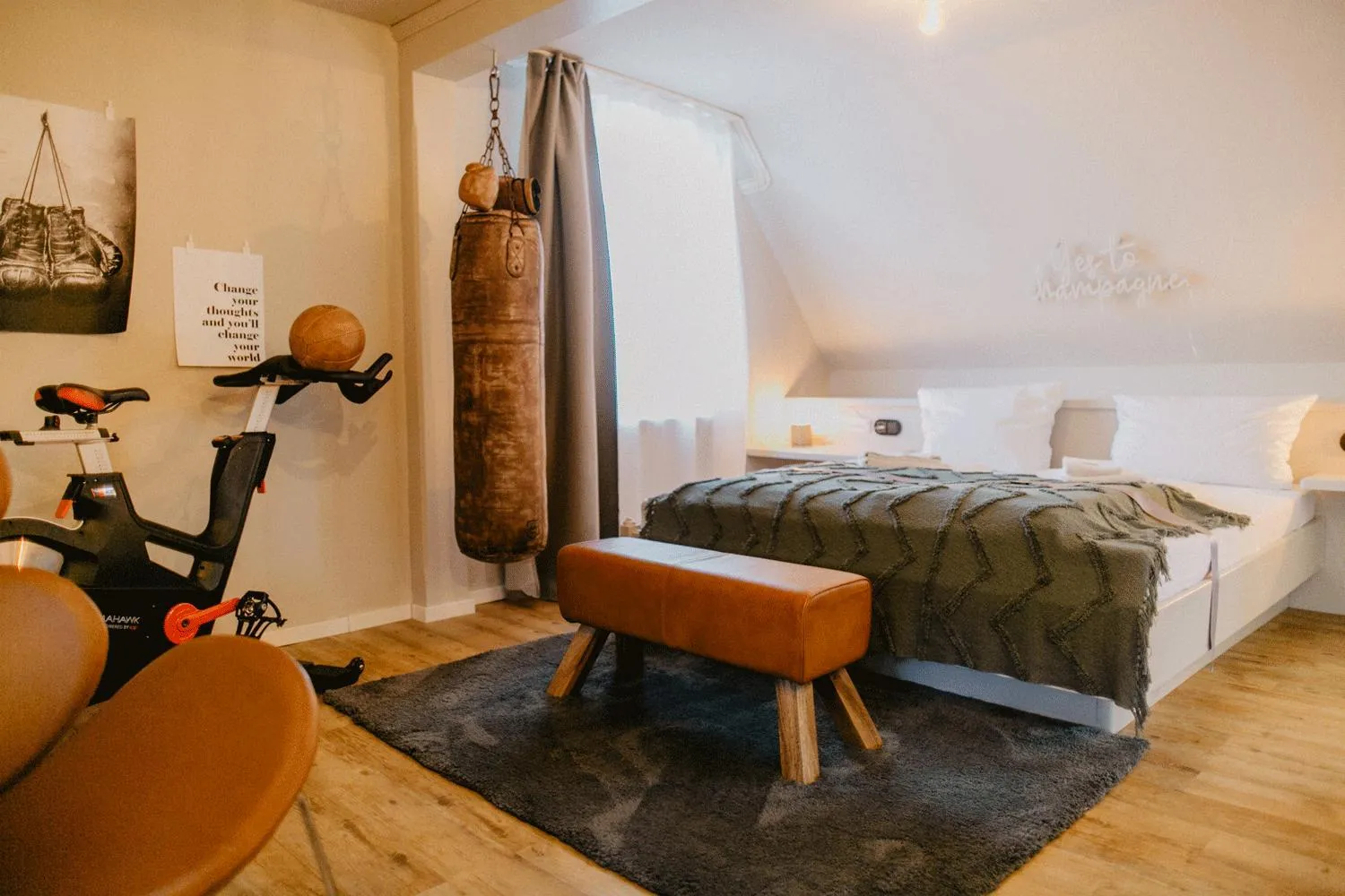 Bed in Peak Hotel & Event