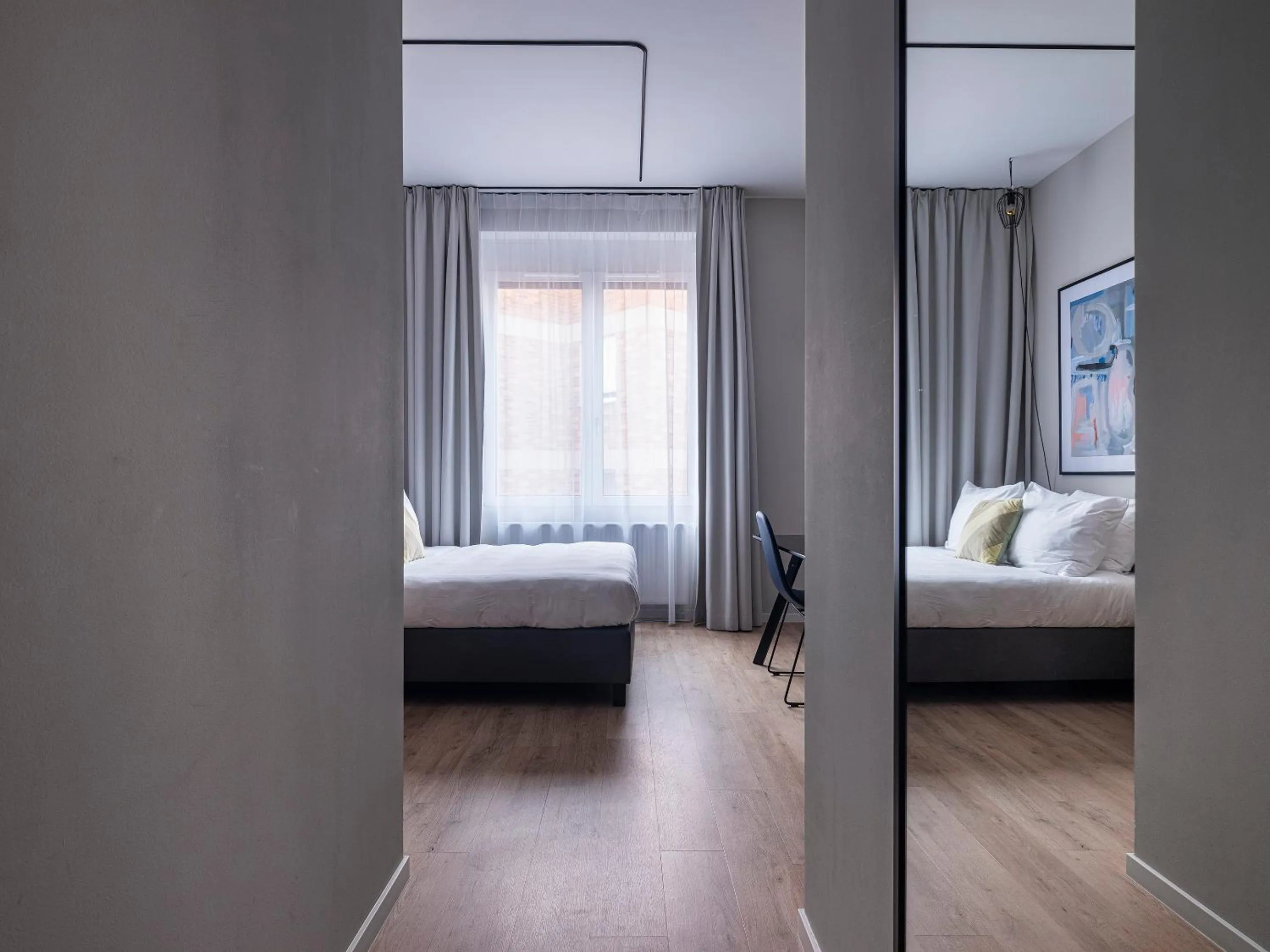 Bed in Numa Frankfurt Bloc