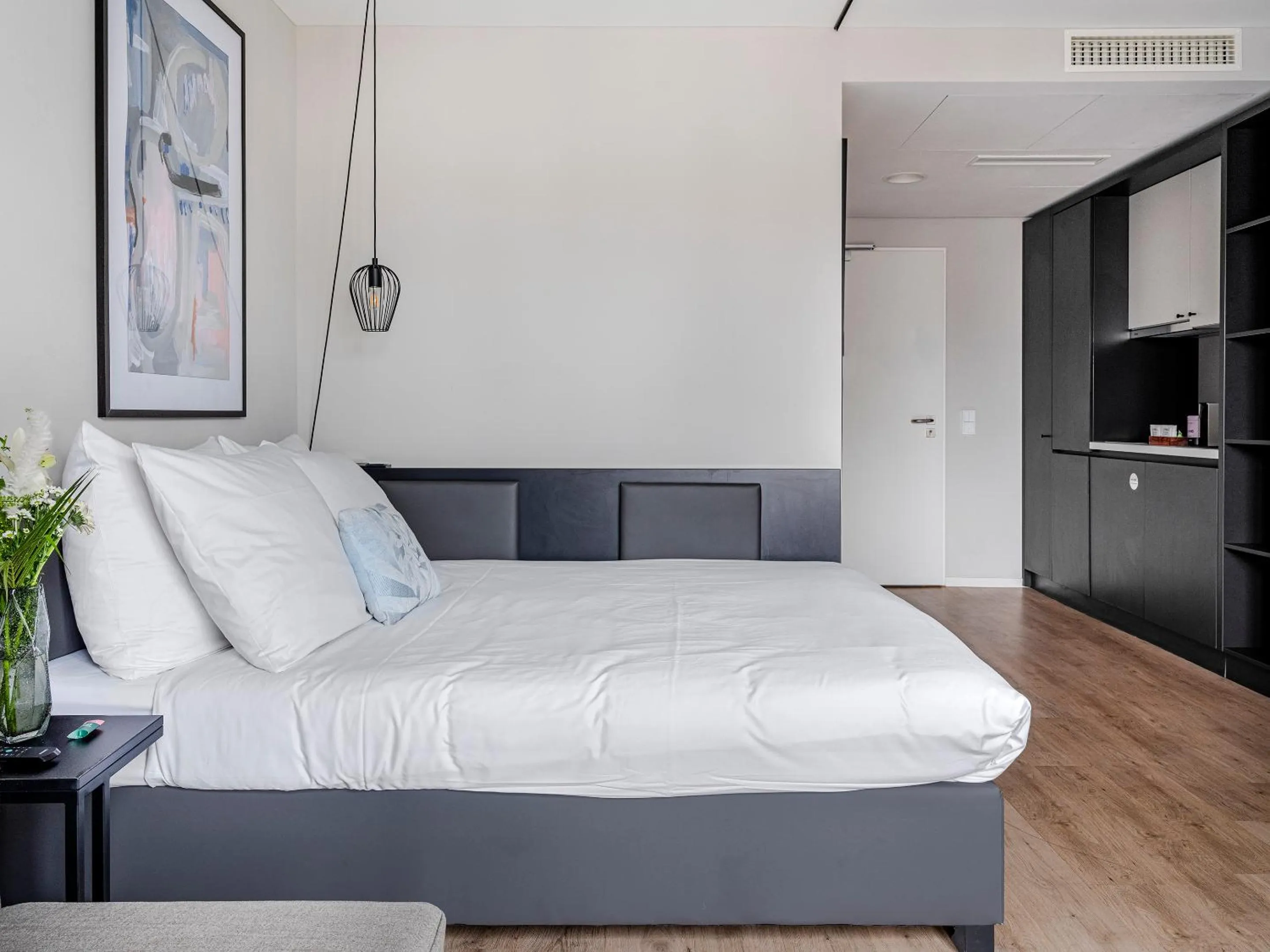 Bed in Numa Frankfurt Bloc