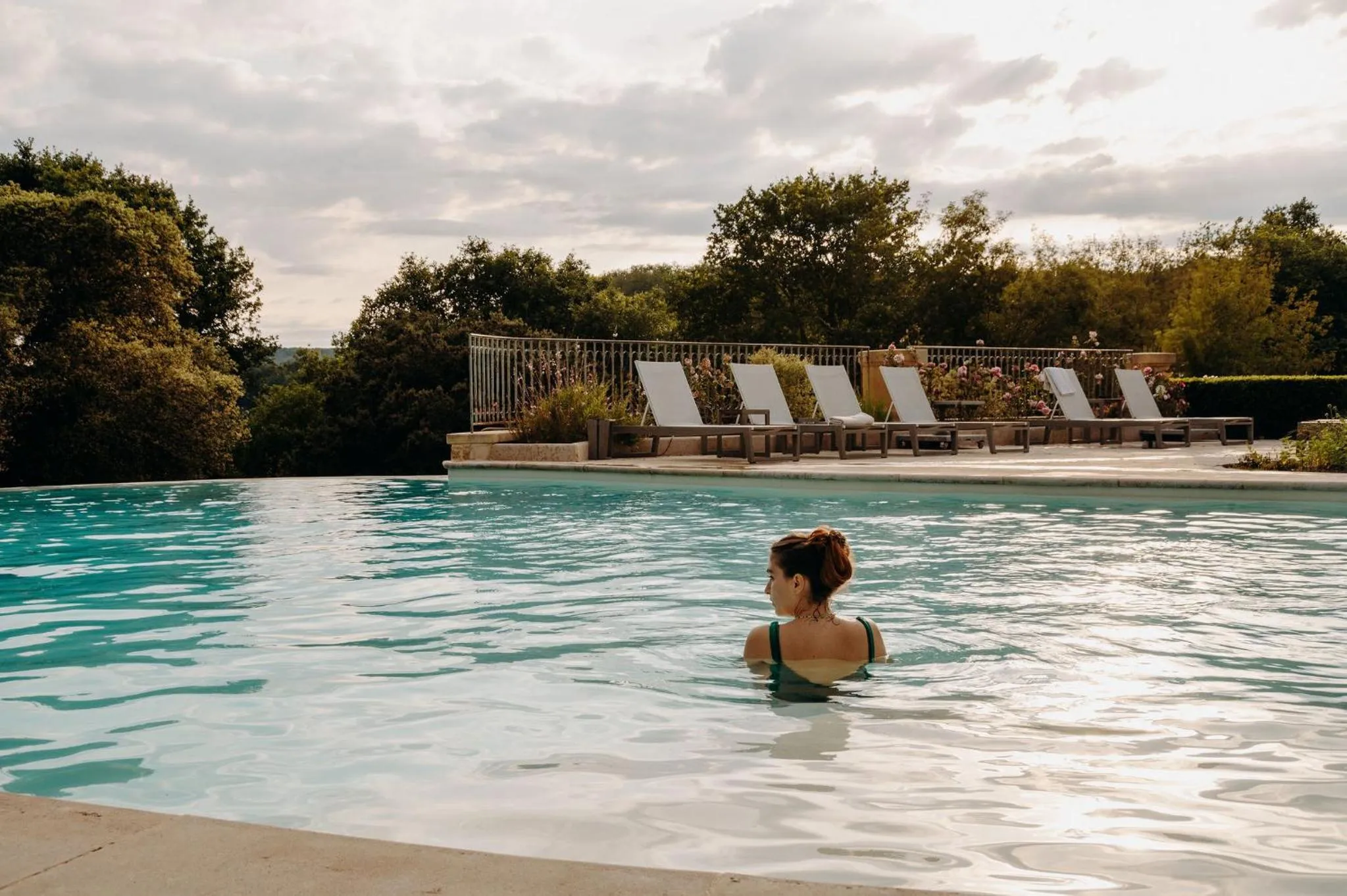 Swimming pool in Domaine de Rochebois & Spa Nuxe