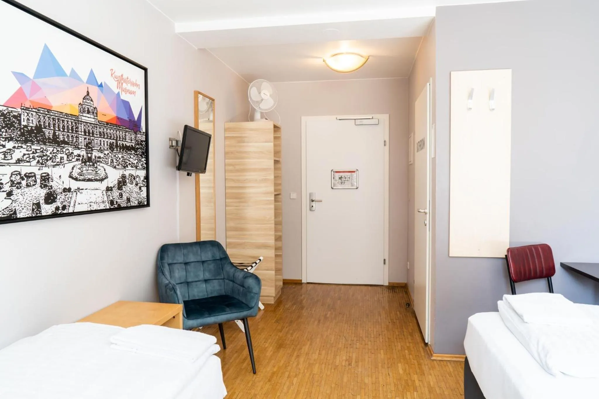 TV and multimedia, Bed in St Christopher's Inn Vienna