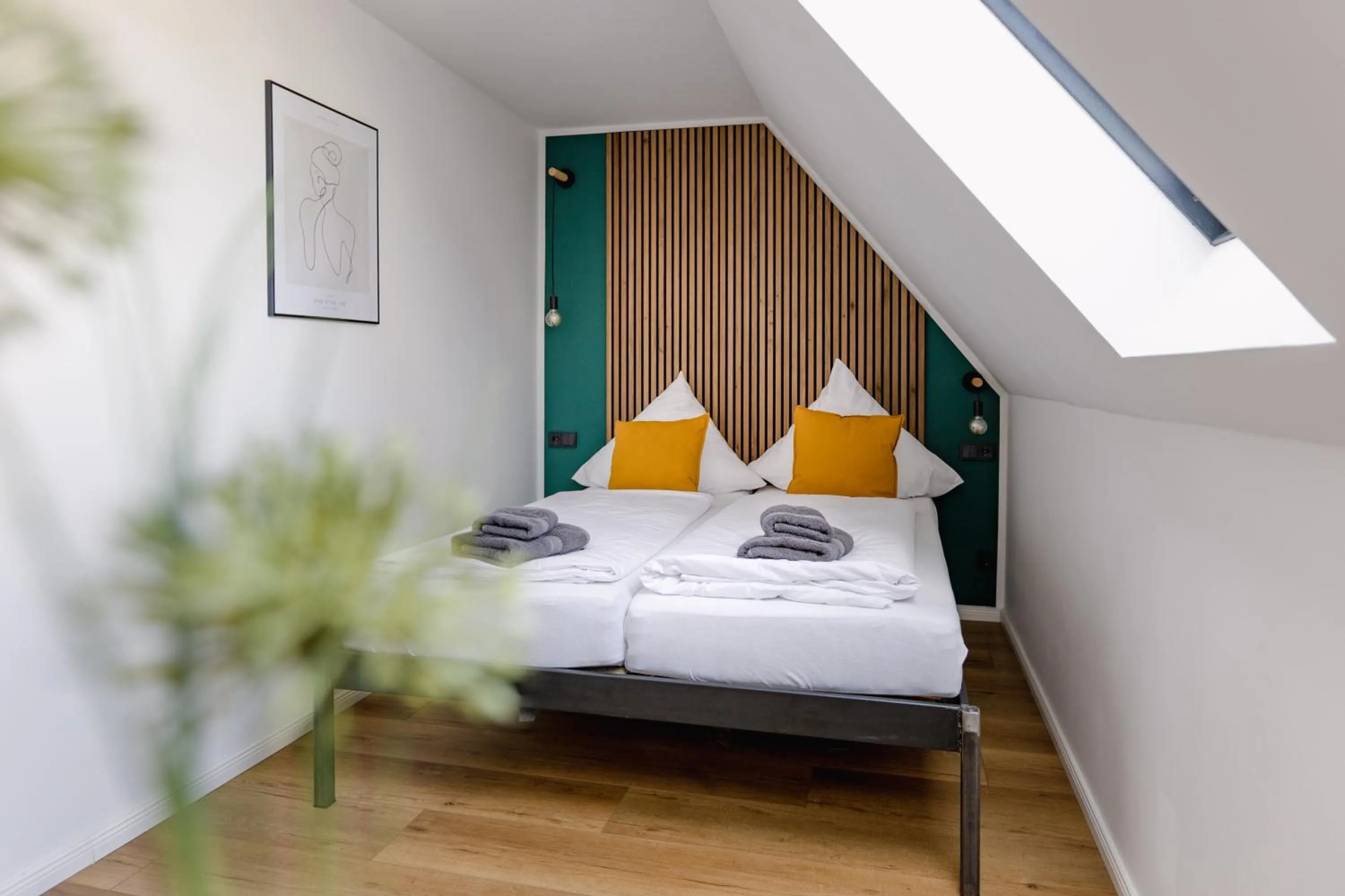 Bedroom, Bed in Alex & Rine - Pension Zum Alten Strom