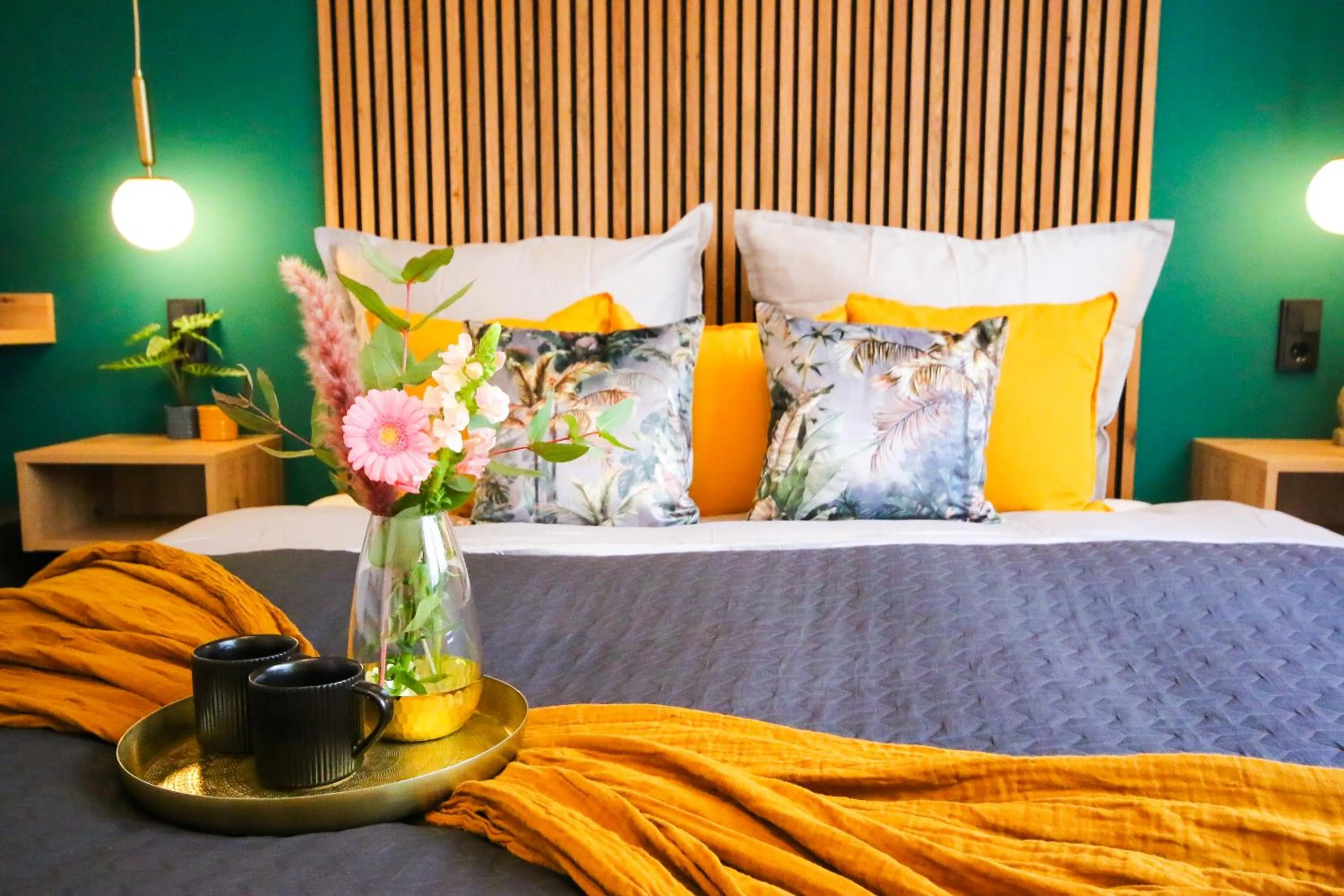 Bed in Alex & Rine - Pension Zum Alten Strom