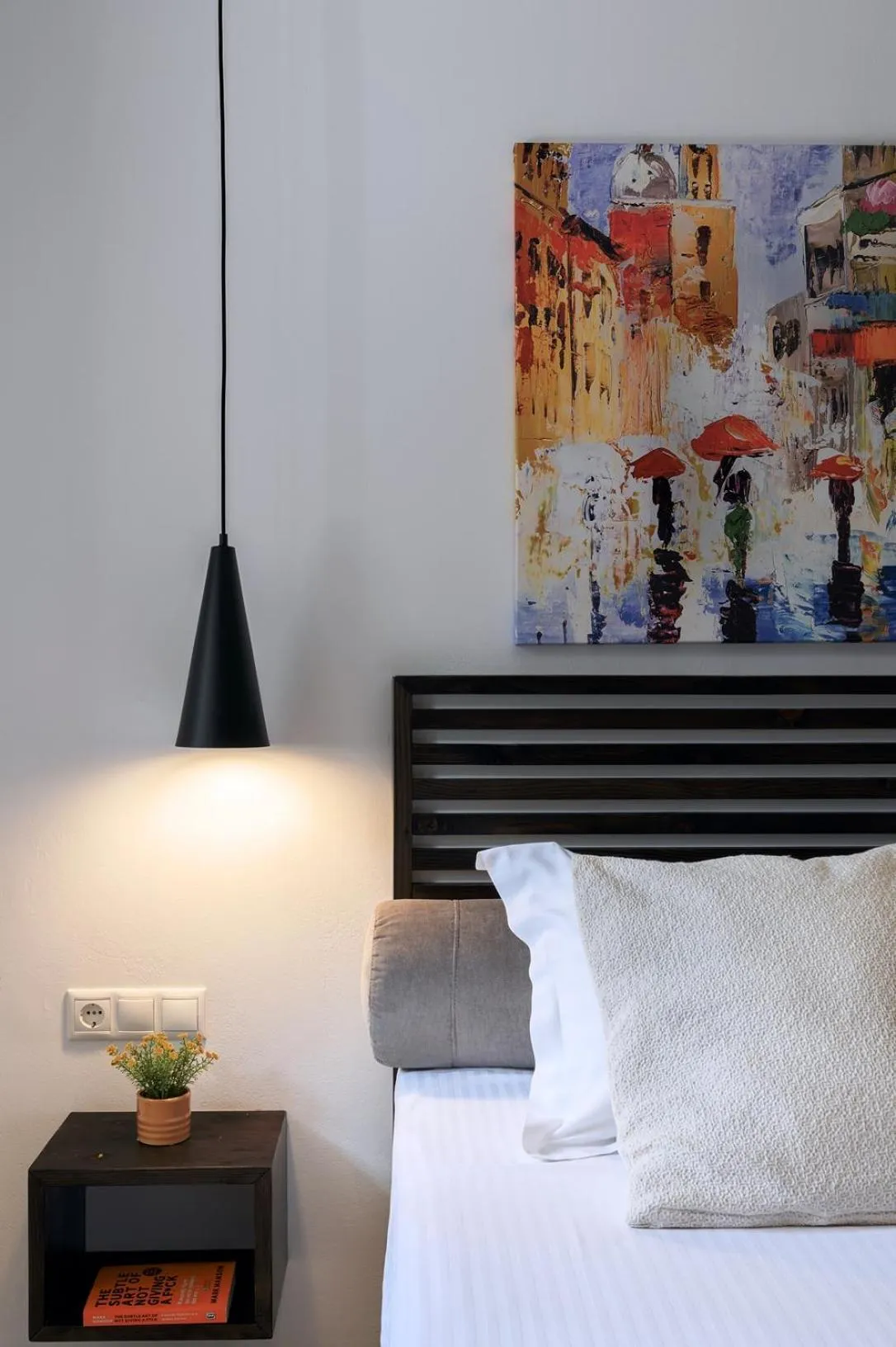 Bed in Blue Sky House