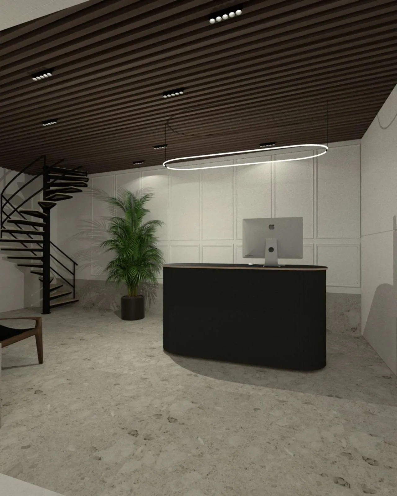 Lobby or reception in Athens Tower