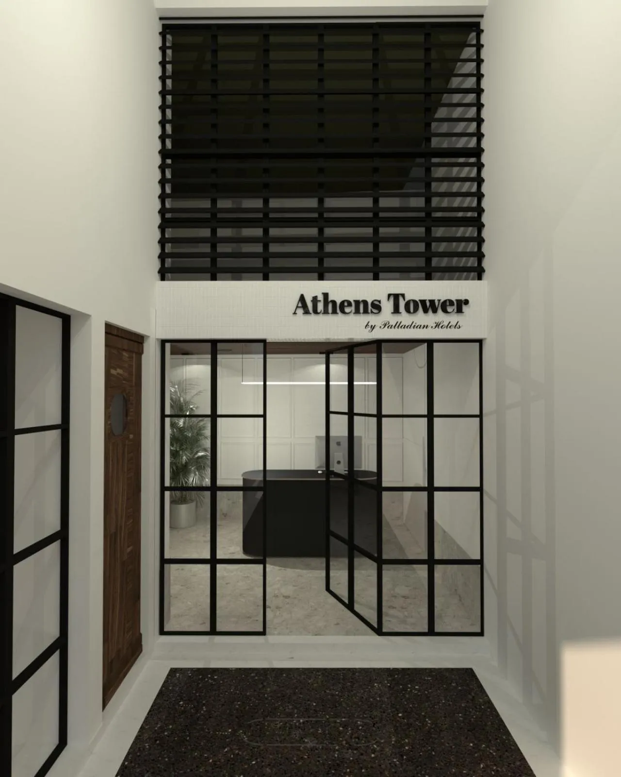 Lobby or reception in Athens Tower