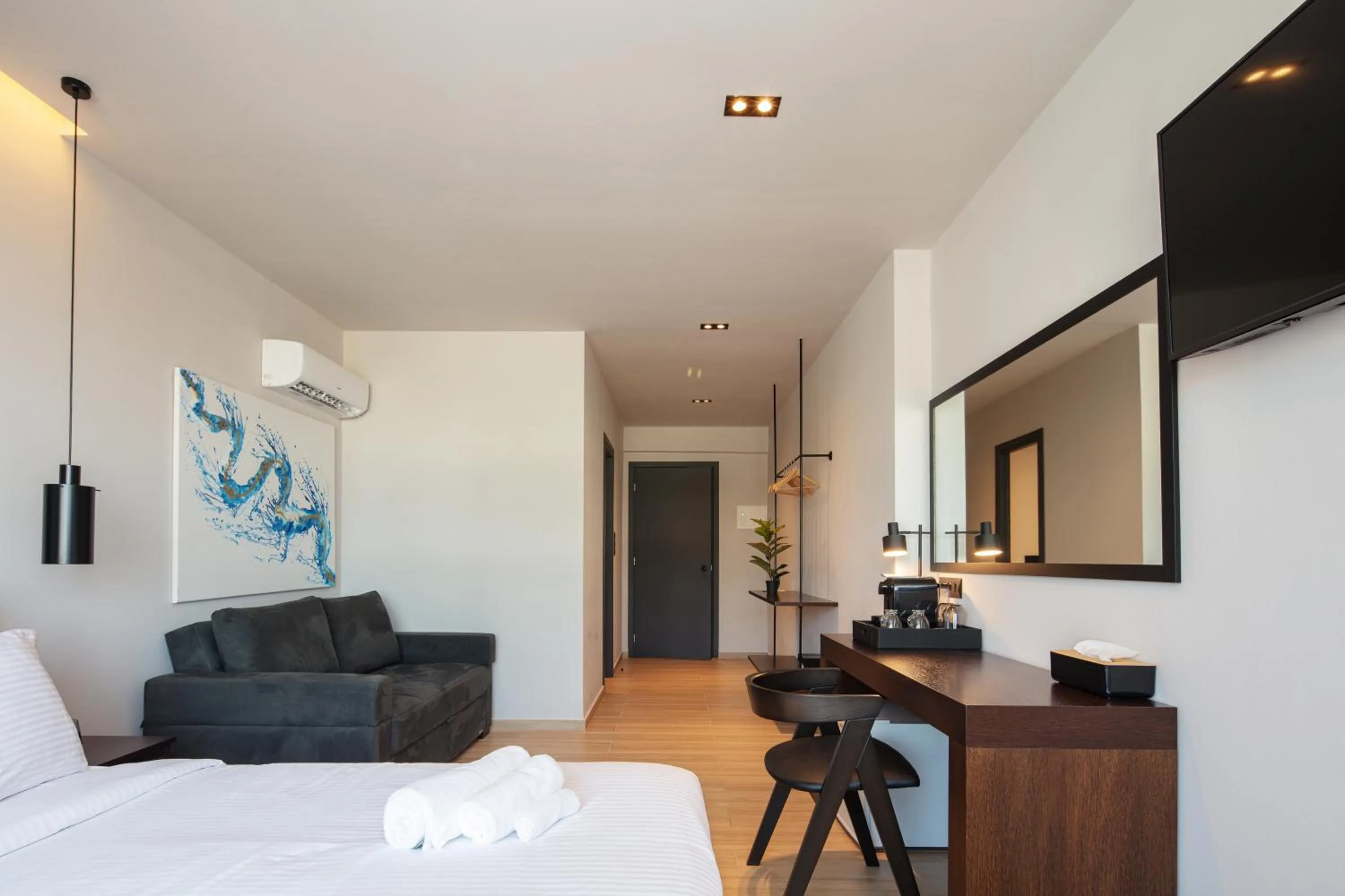 Bedroom, Bed in Athens Tower