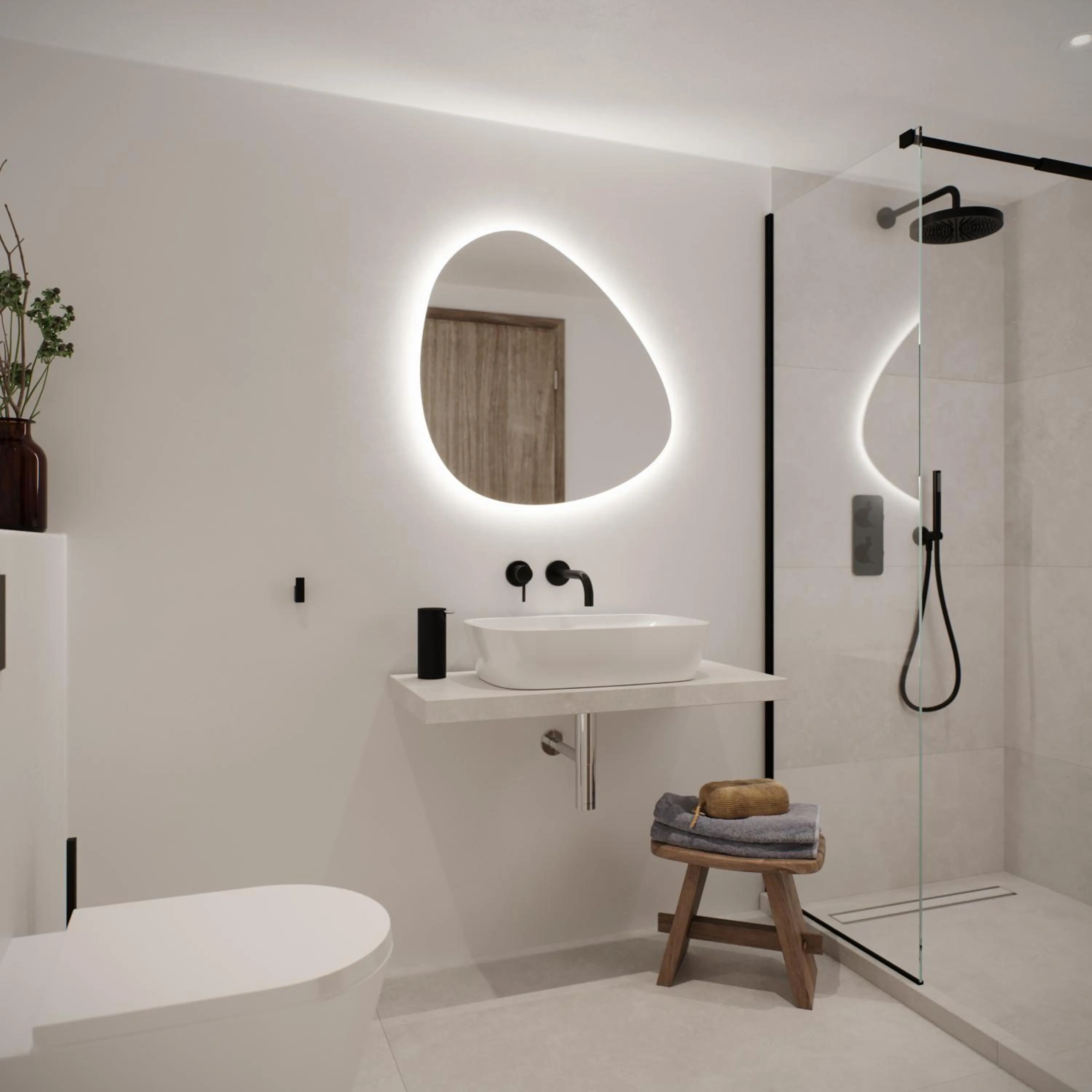 Shower in Athens Tower