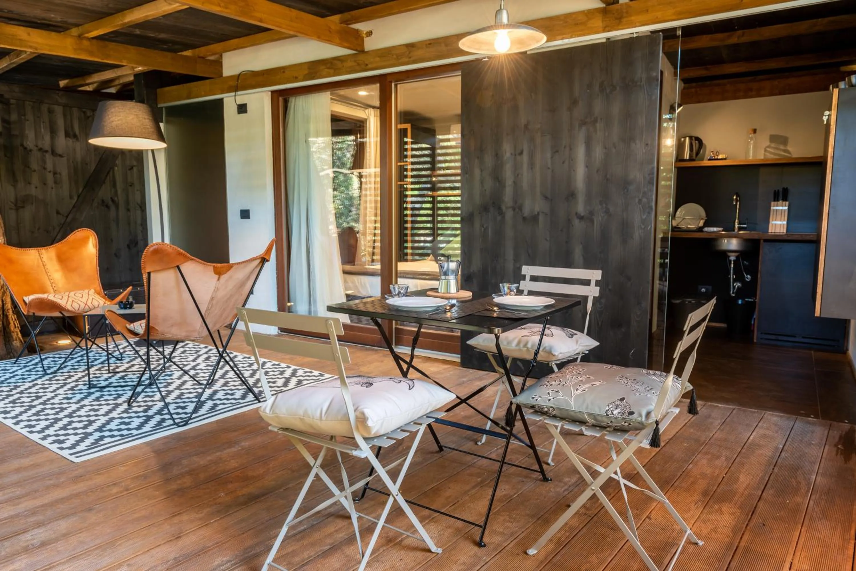 Patio in Camping Village Santapomata