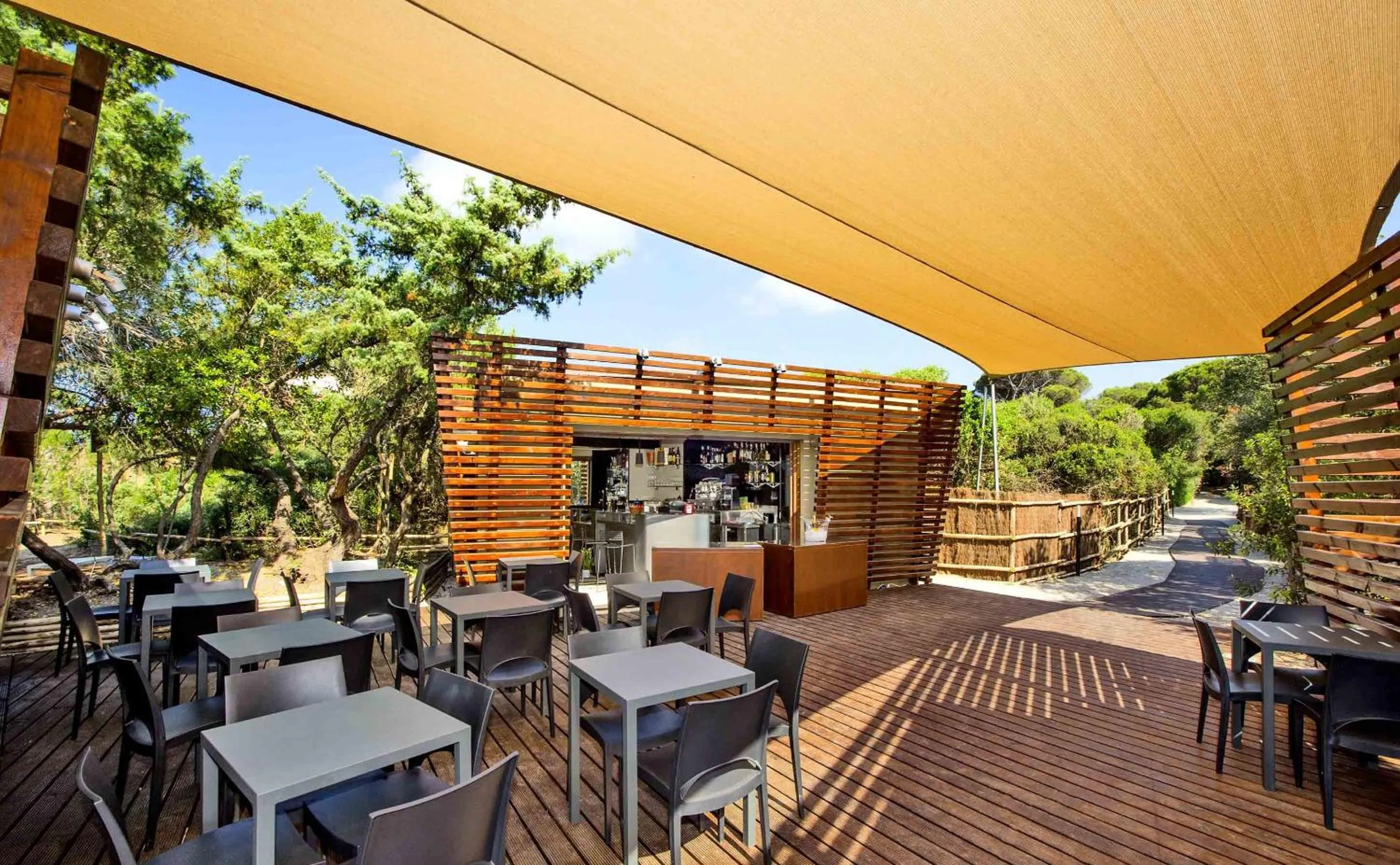 Lounge or bar in Camping Village Santapomata