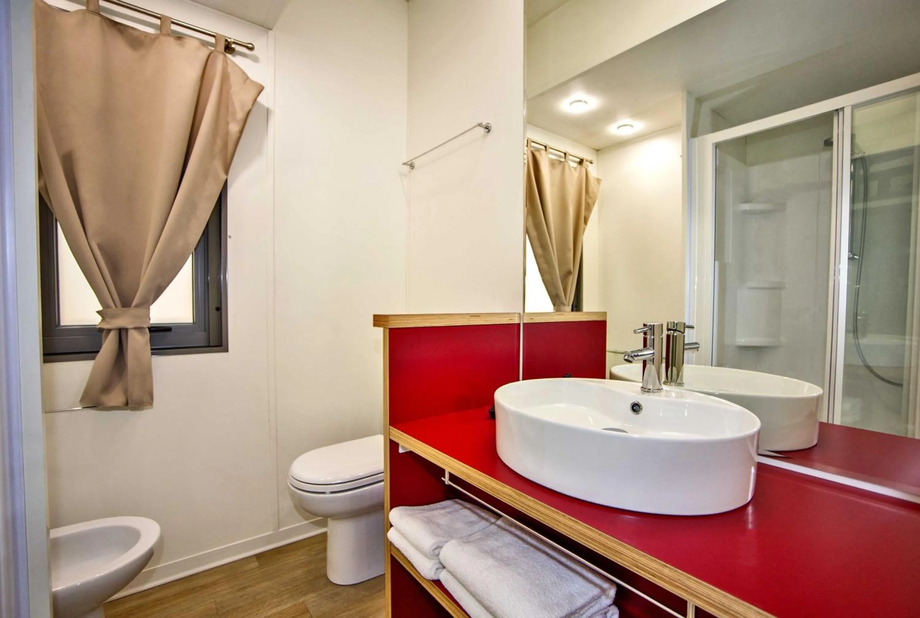 Bathroom in Camping Village Santapomata