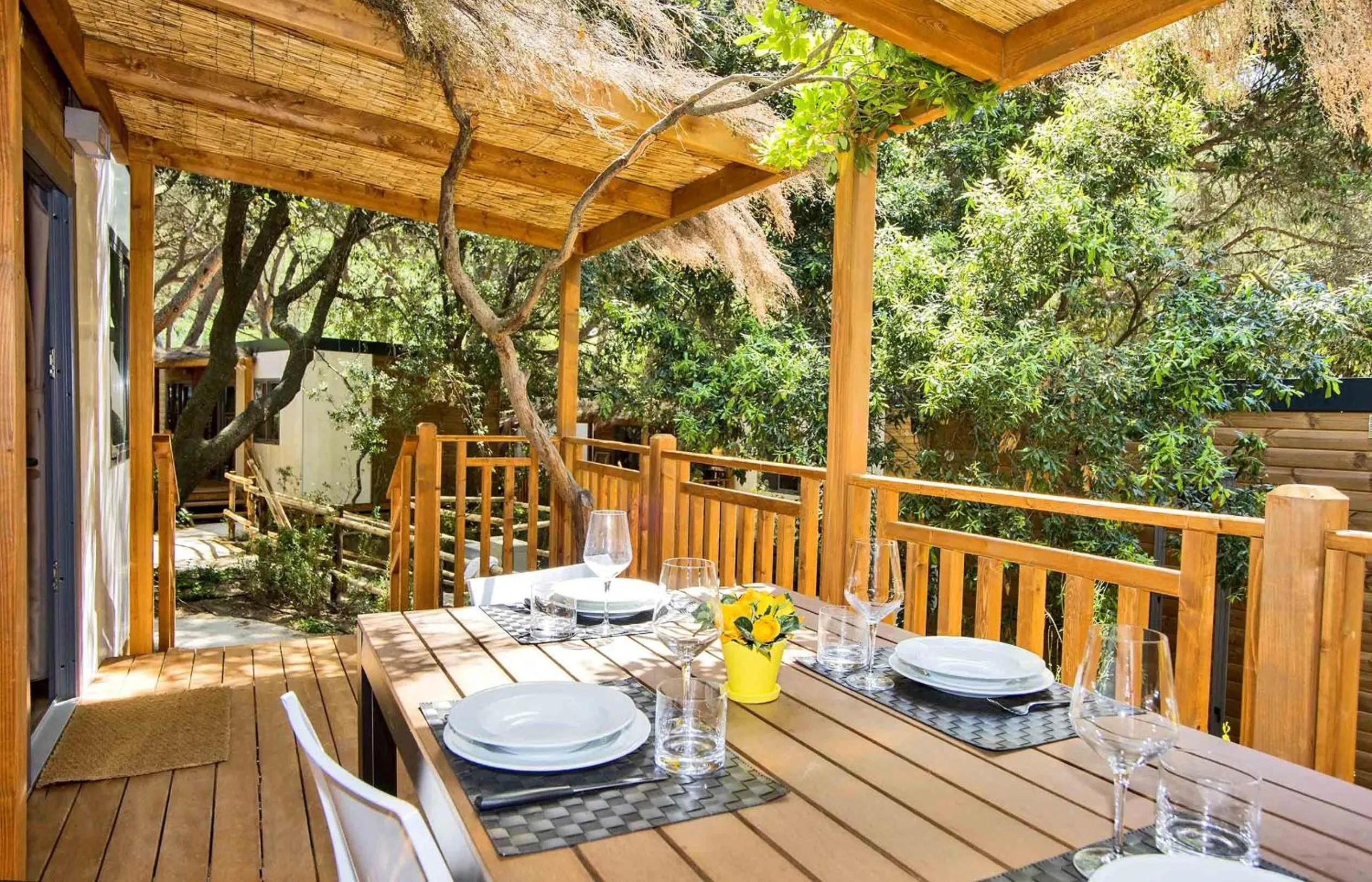 Patio in Camping Village Santapomata