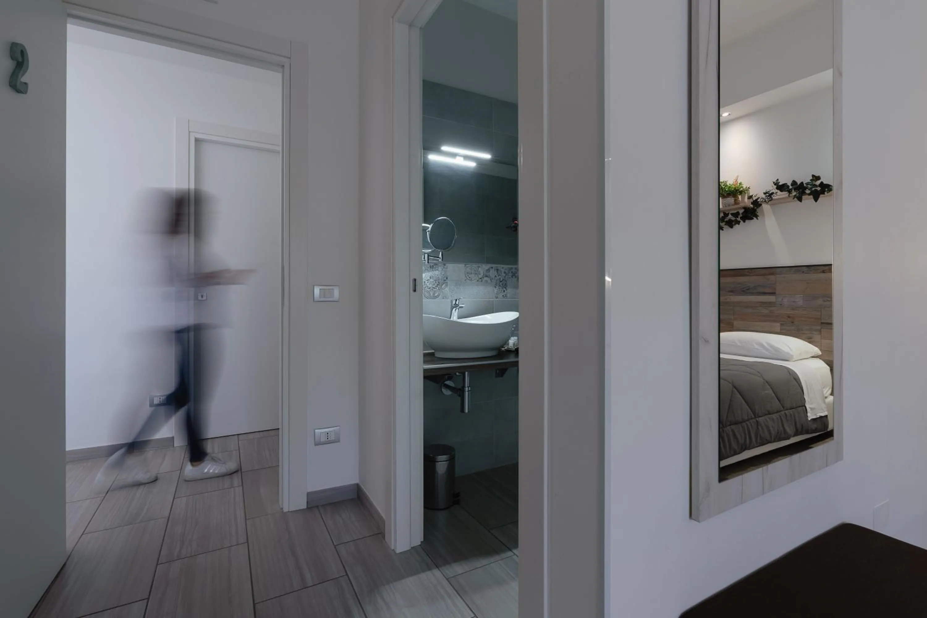 Bed in Zaro Suites B&B