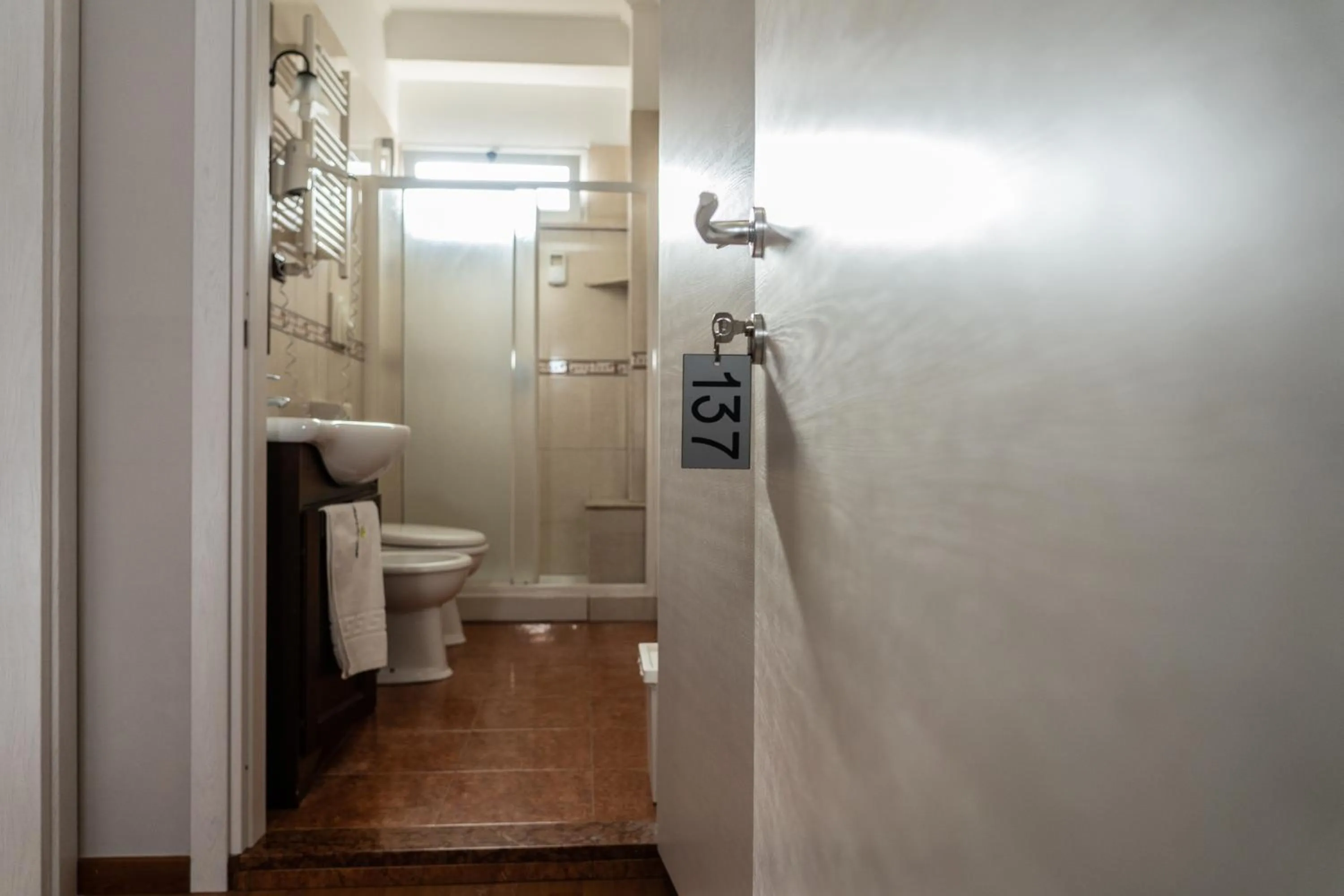 Bathroom in Hotel Il Quadrifoglio