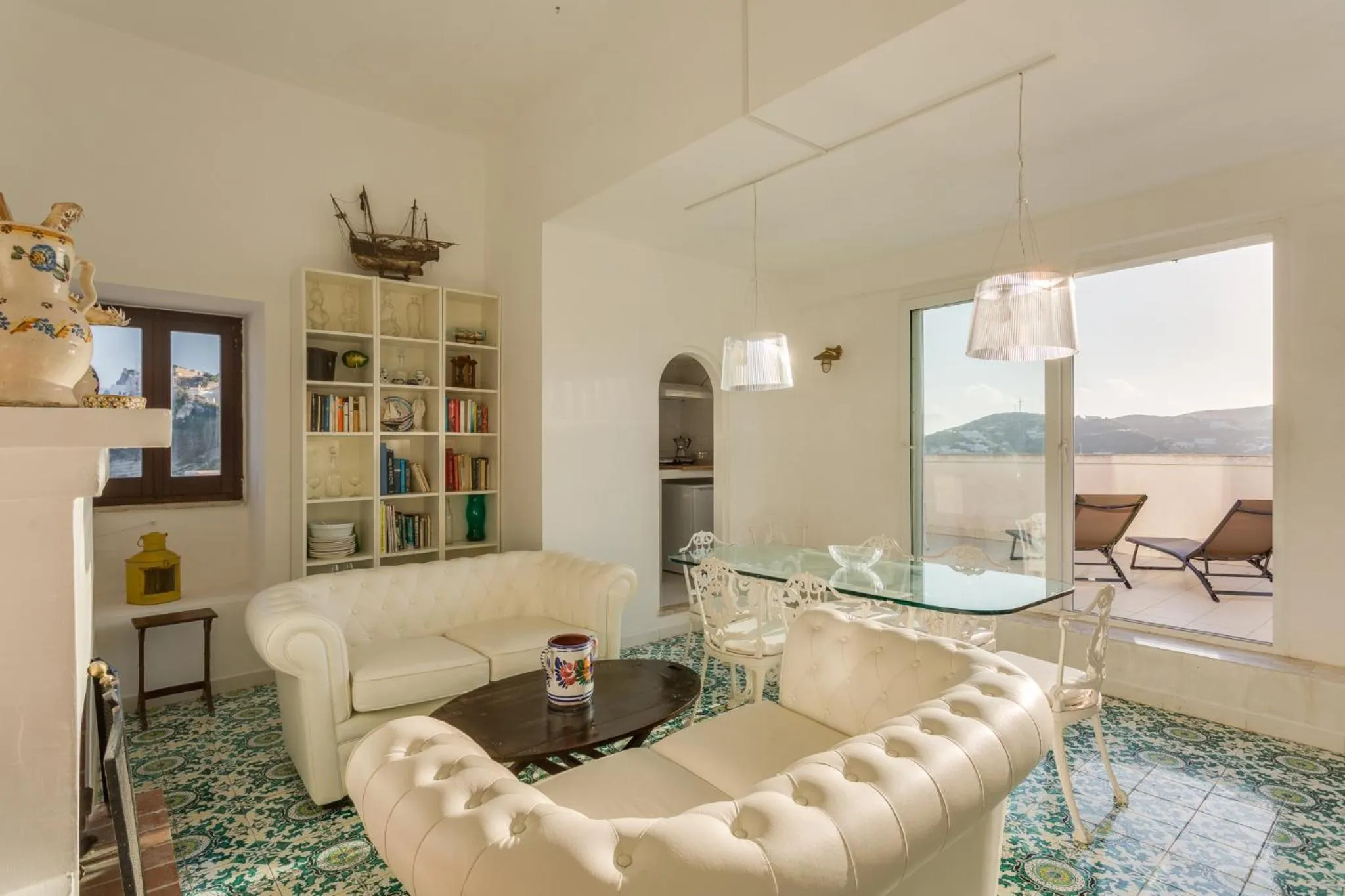 Living room in Hotel Torre Dei Borboni