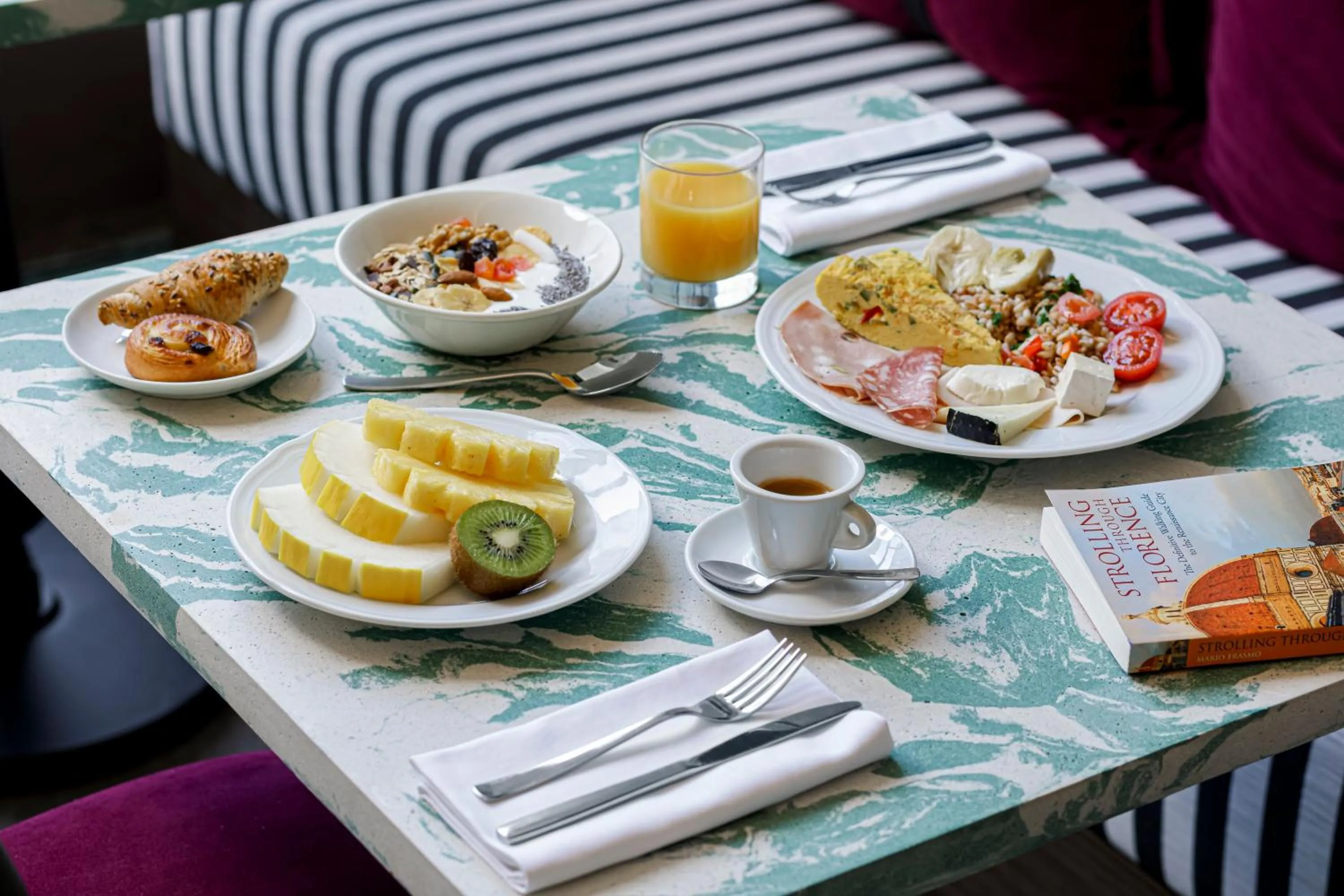Breakfast in Room Mate Luca, Florence