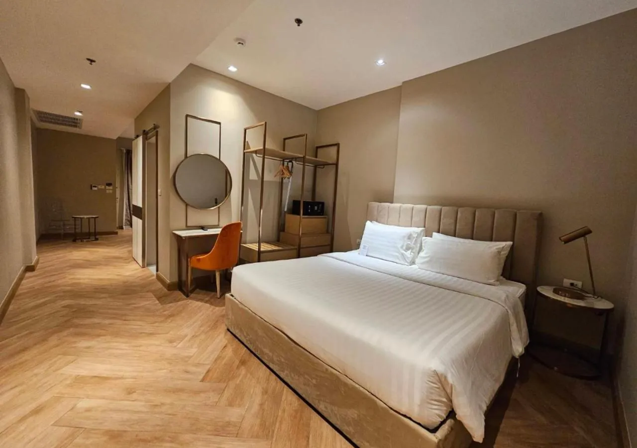 Bed in Away Bangkok Riverside Kene