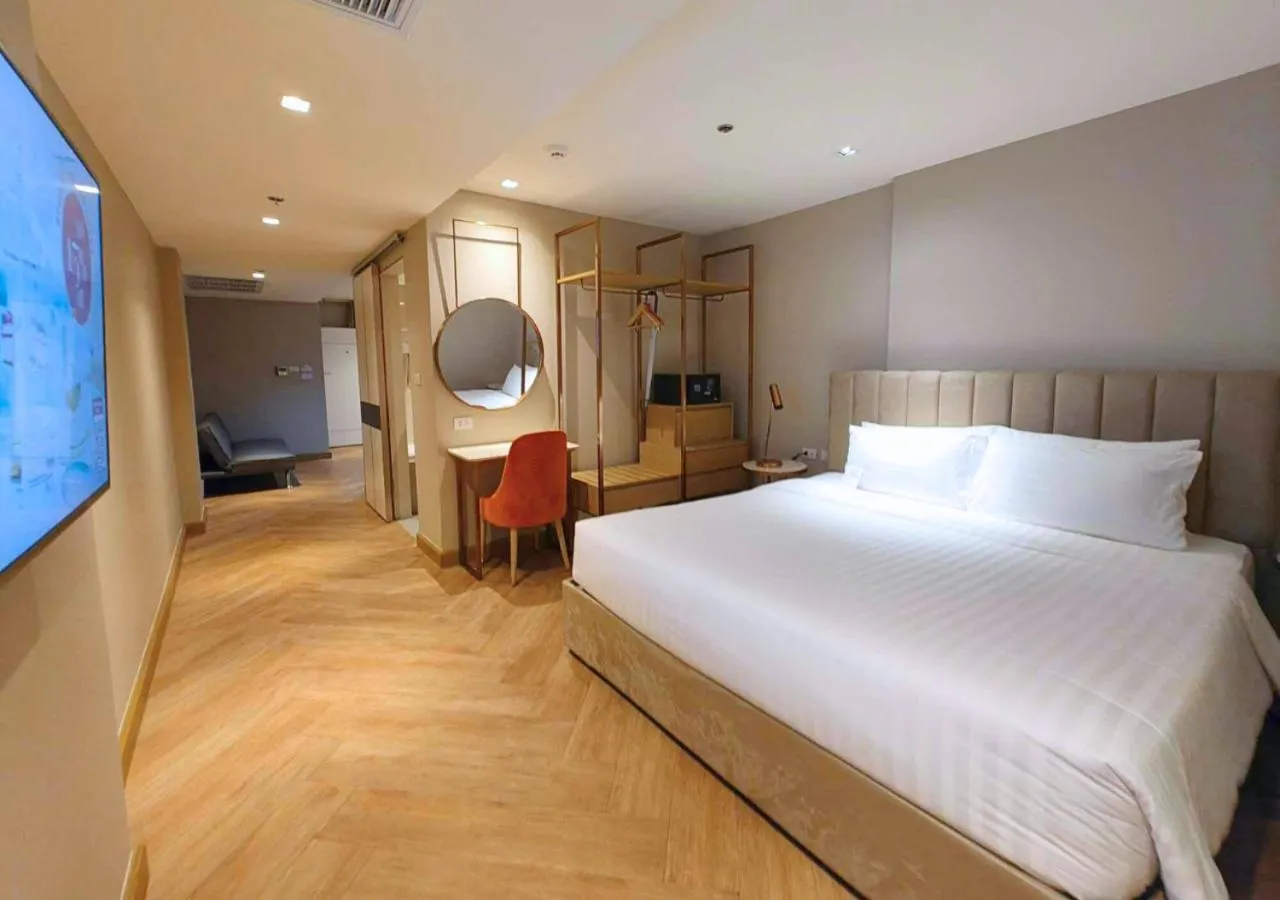 Bed in Away Bangkok Riverside Kene