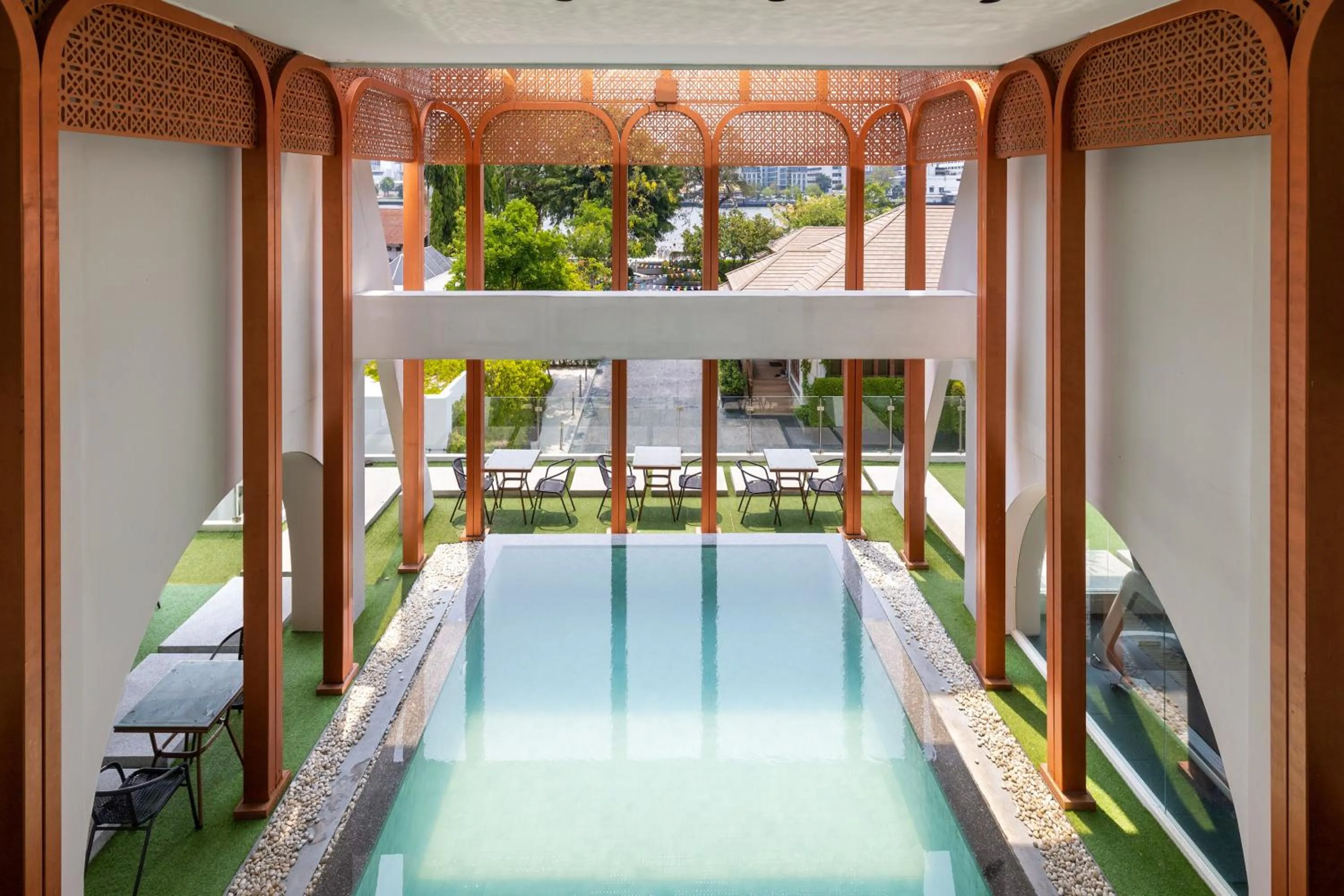 Swimming pool in Away Bangkok Riverside Kene