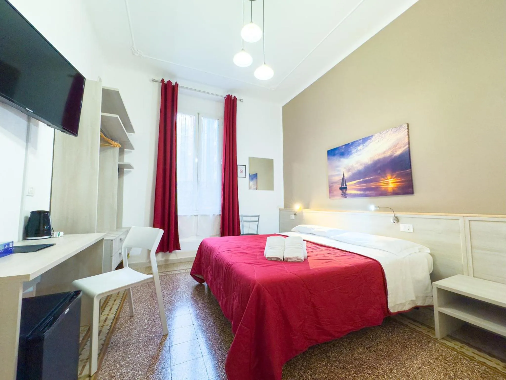 Bed in Nautilus Hotel