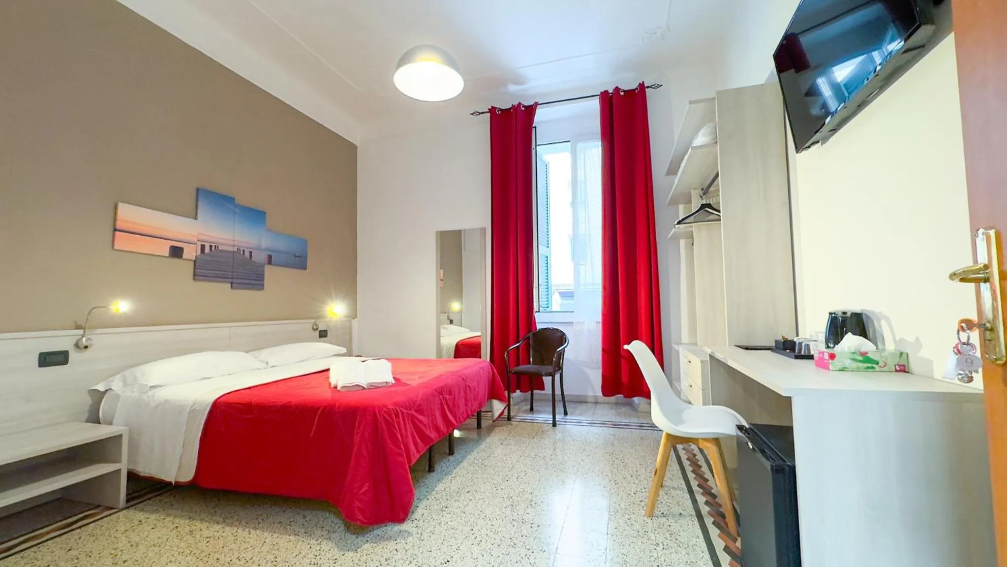 Bed in Nautilus Hotel