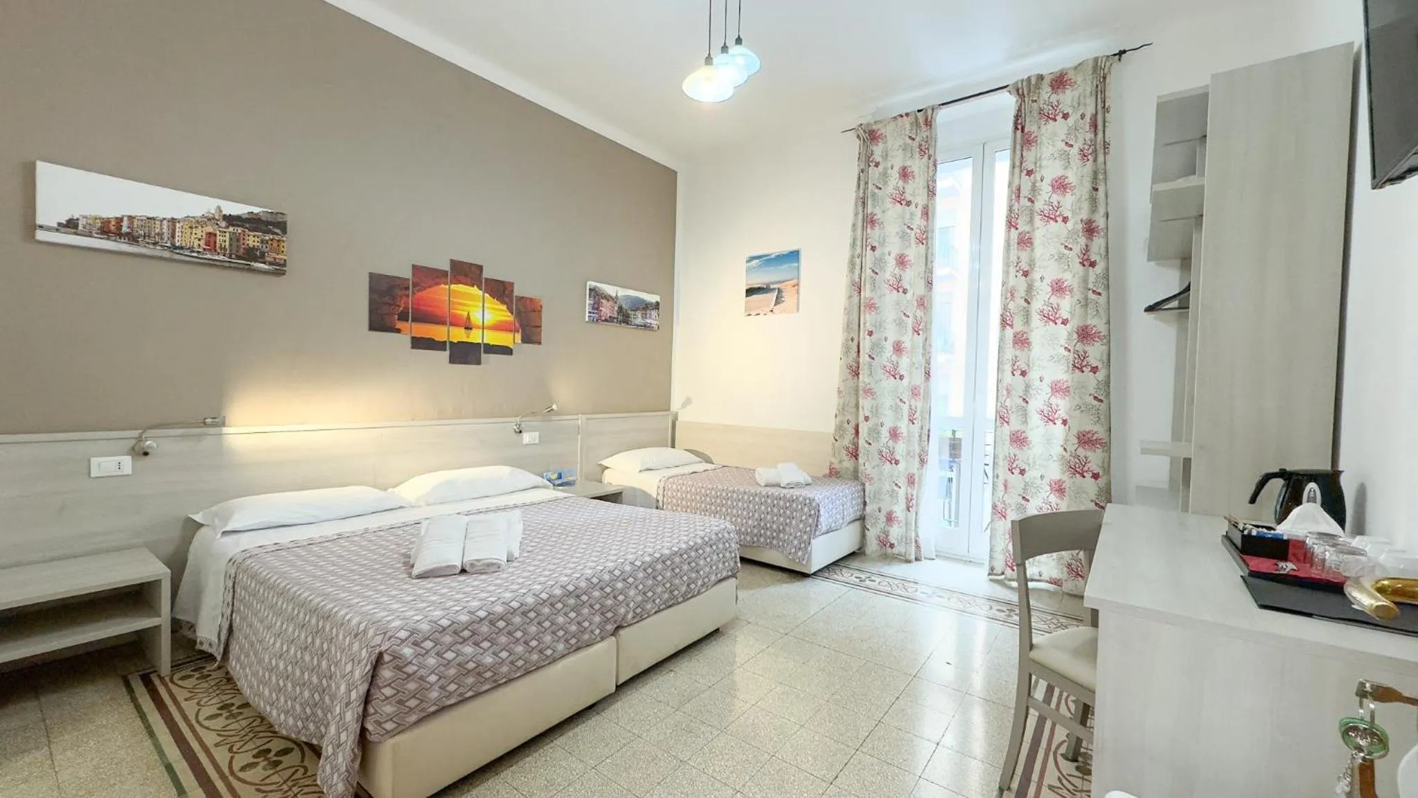 Bed in Nautilus Hotel