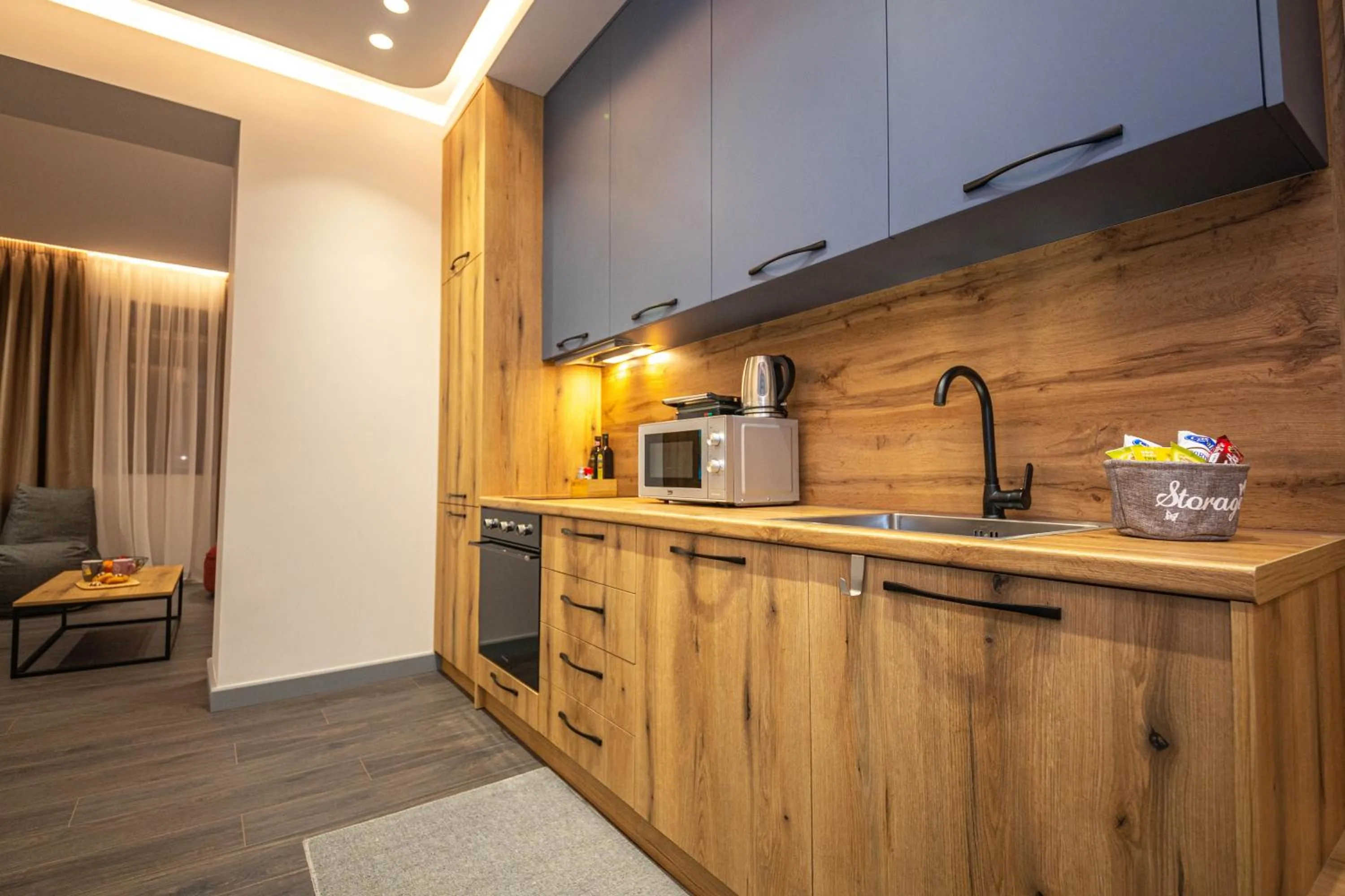 Kitchen or kitchenette in Blloku Unique Apartments