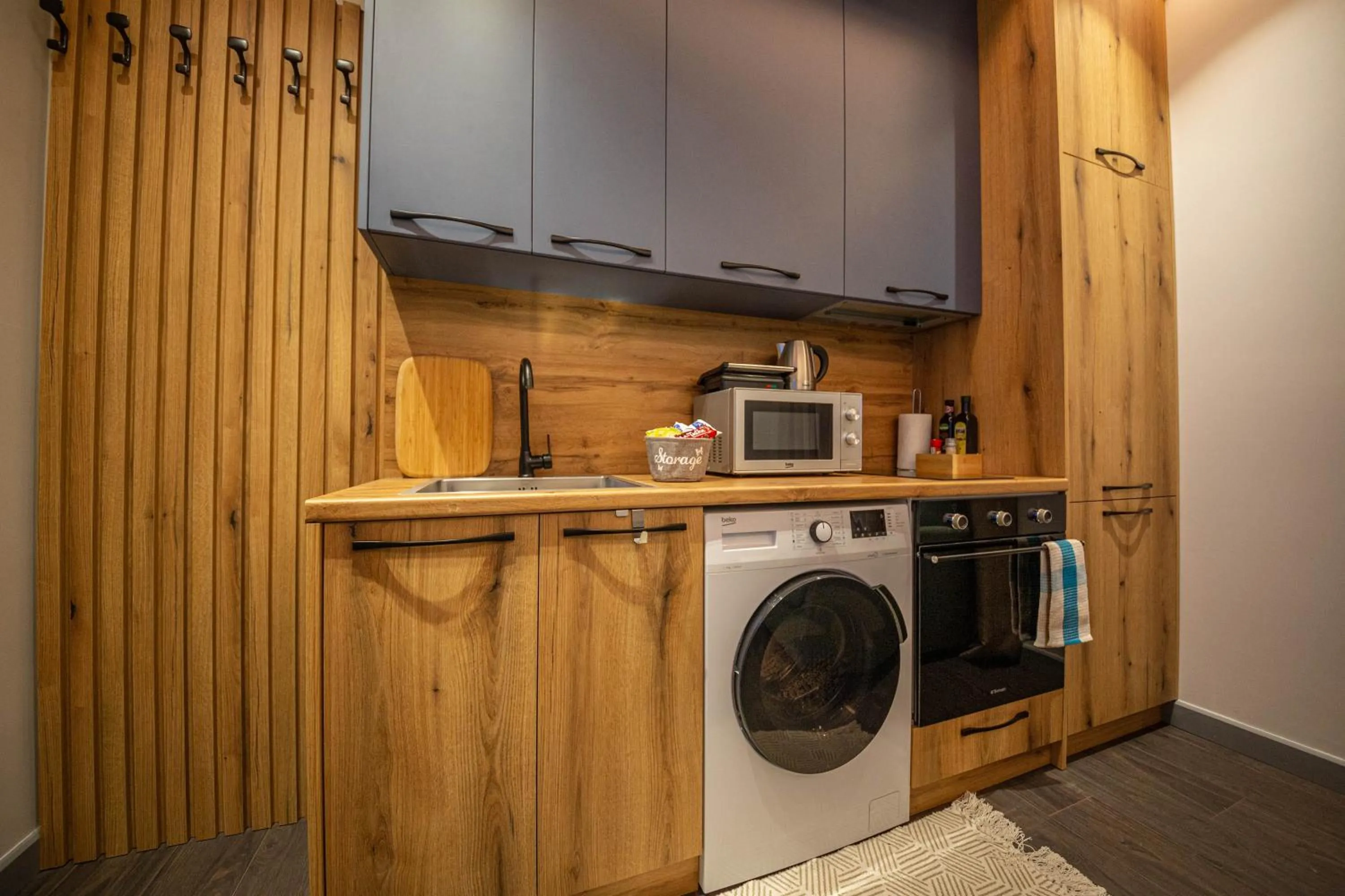 Kitchen or kitchenette in Blloku Unique Apartments