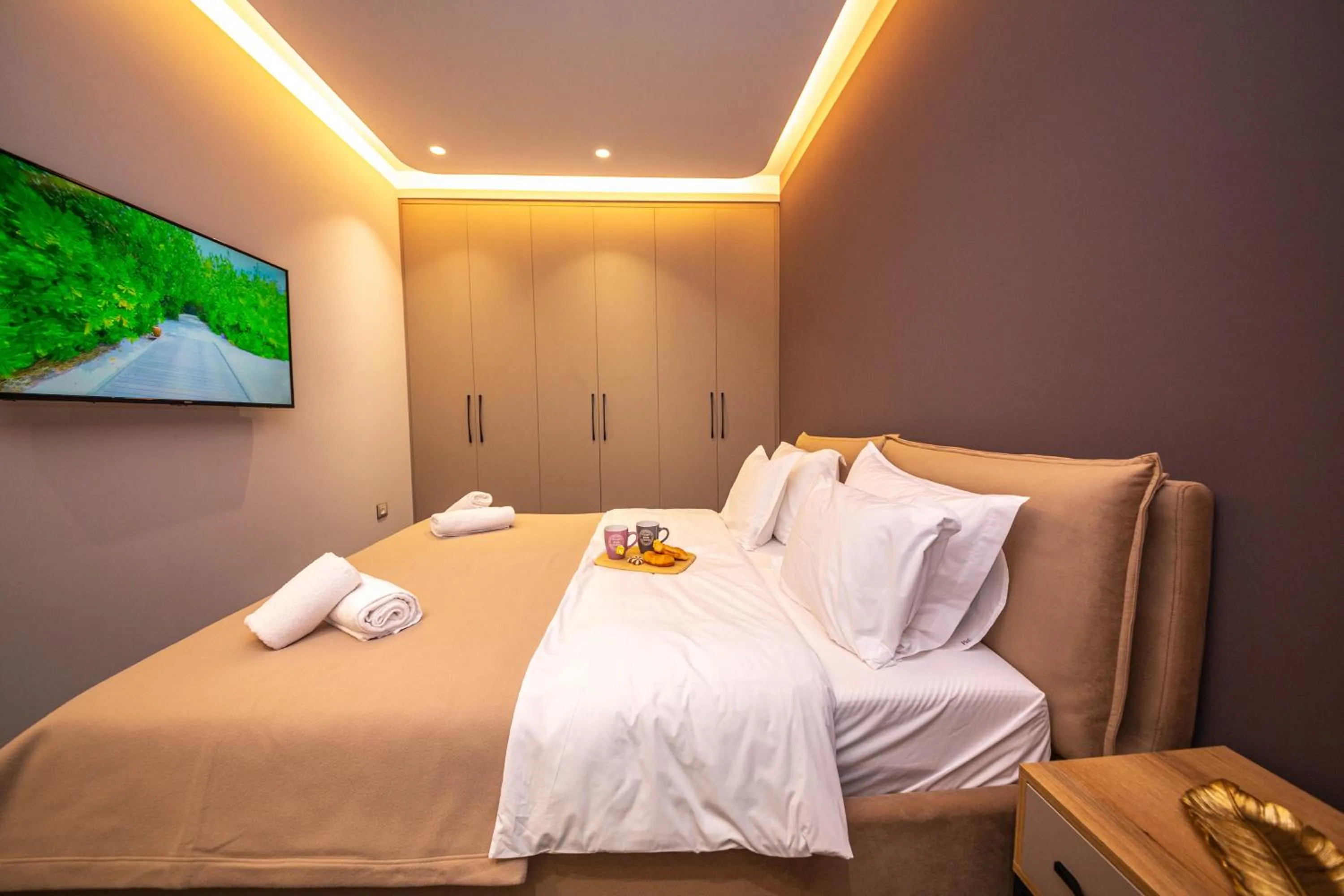 Bedroom, Bed in Blloku Unique Apartments