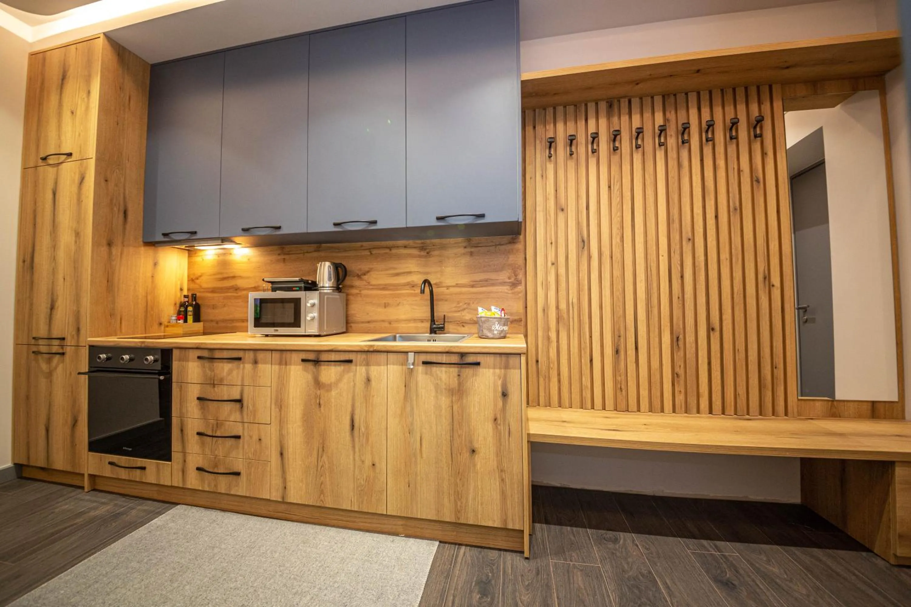 Kitchen or kitchenette in Blloku Unique Apartments